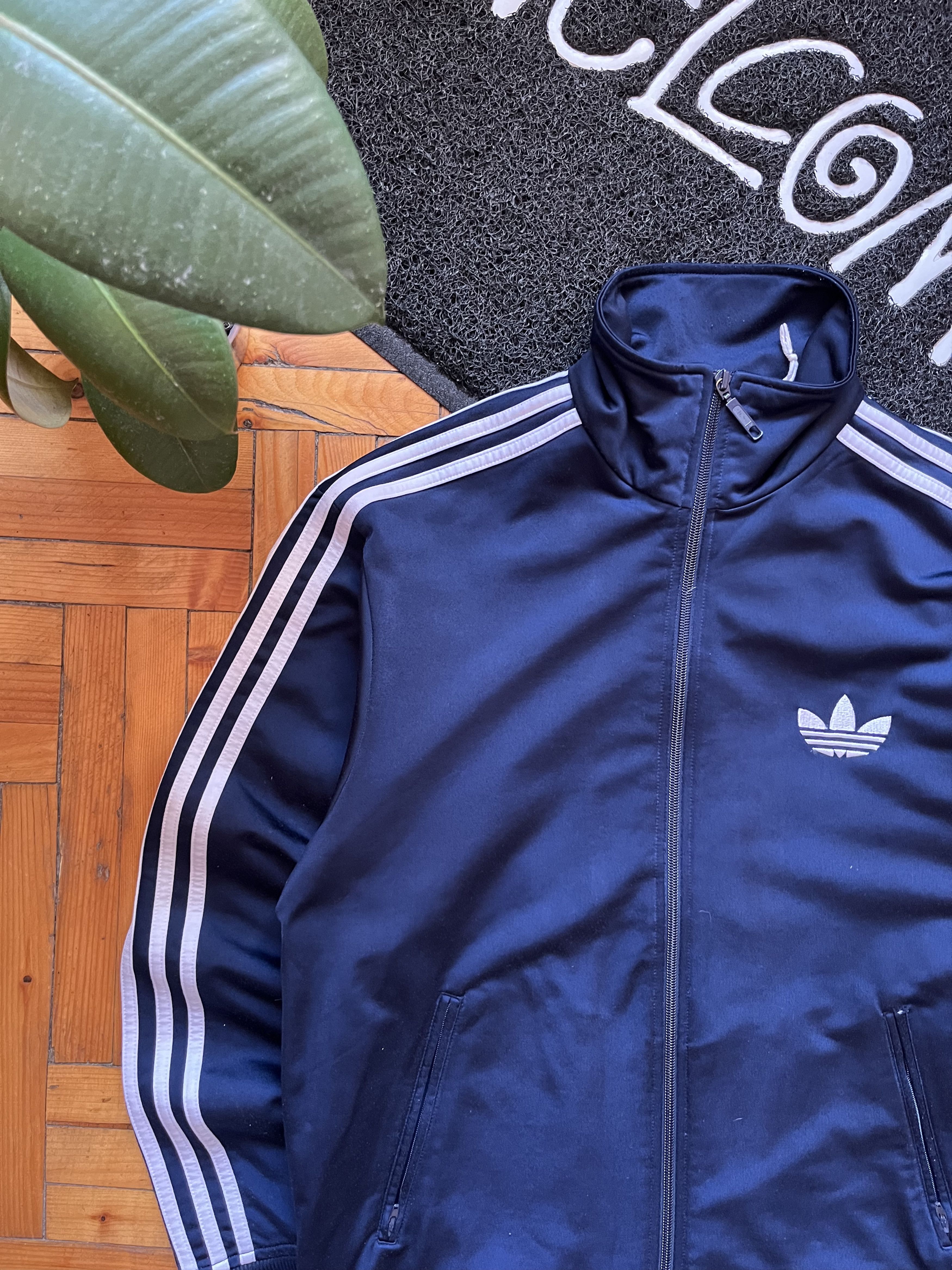 Adidas Vintage Adidas Men’s 90s Firebird Track Blue Jacket Stripes Size US S / EU 44-46 / 1 - 2 Thumbnail