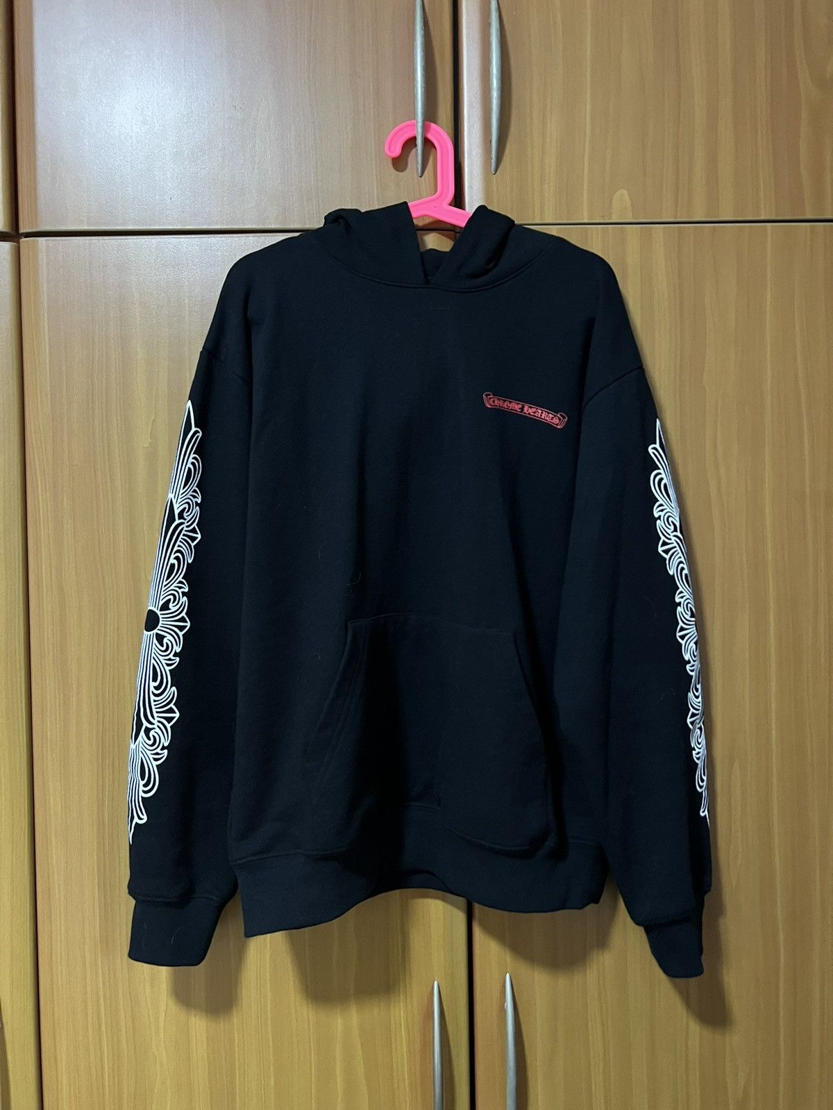 image of Chrome Hearts Matty Boy Chomper Hoodie in Black, Men's (Size Large)