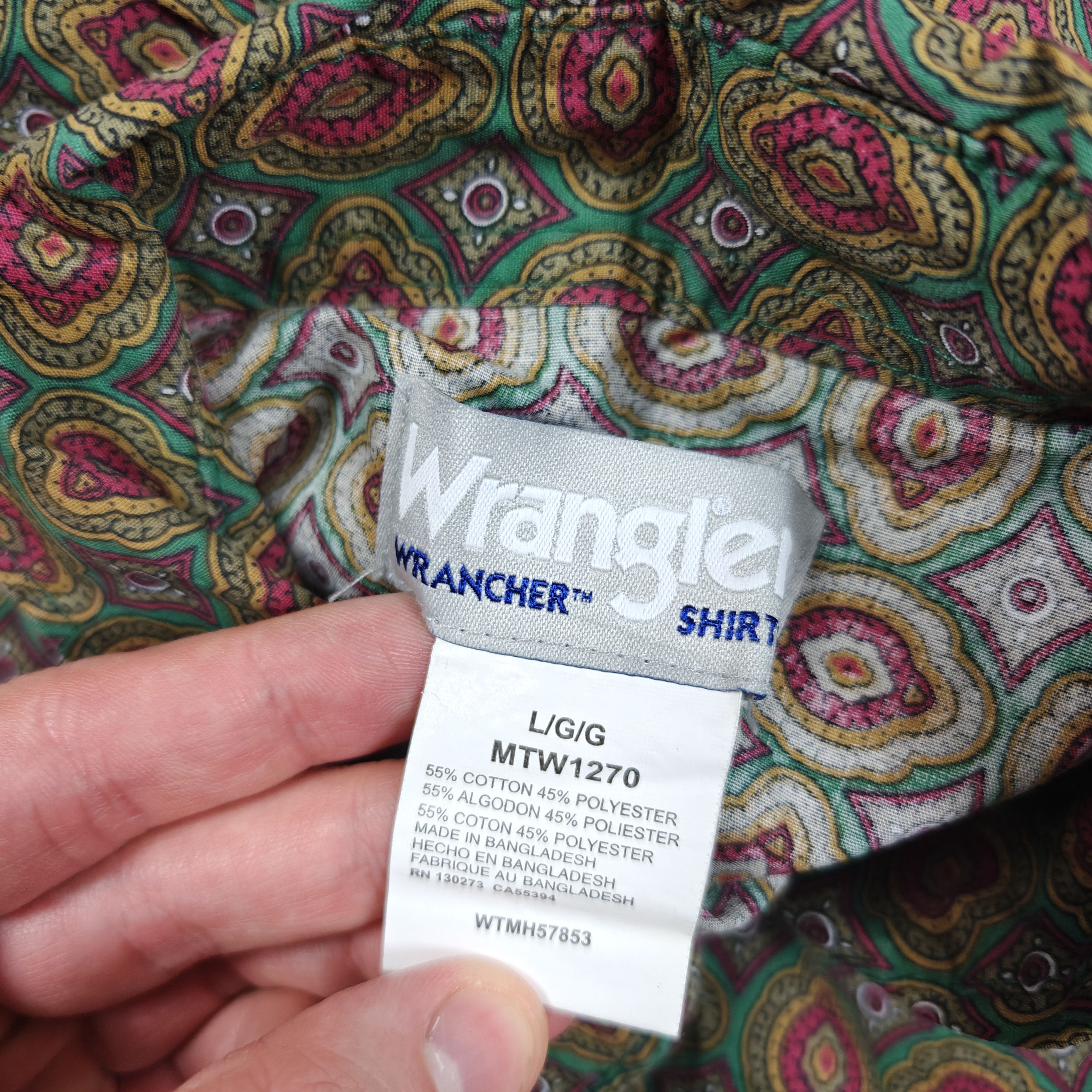 Wrangler Wrangler Wrancher Shirt Ornament Multicolor size L Size US L / EU 52-54 / 3 - 6 Thumbnail