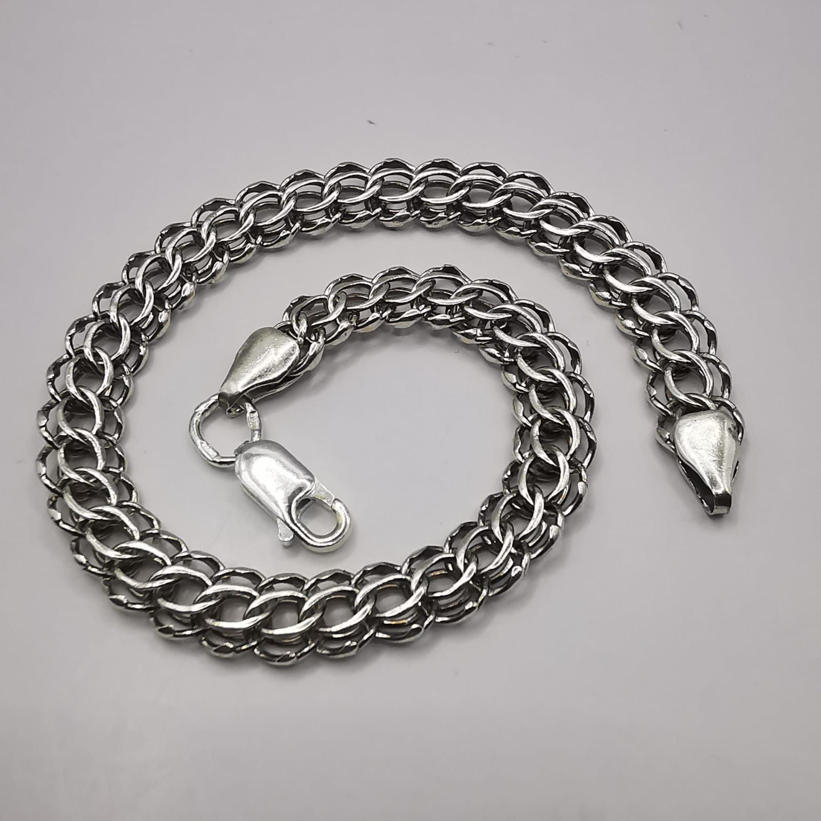 Sterling Silver Vintage Bracelet Jewelry,925 Sterling Silver, Handmade 8,13g Size ONE SIZE - 2 Thumbnail