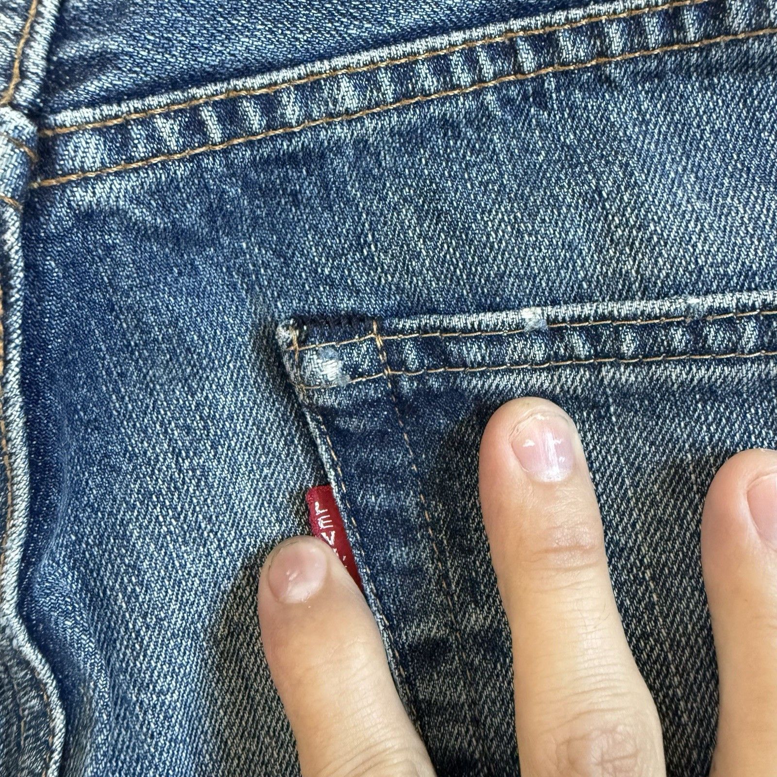 Levi's Vintage Clothing Levi's Vintage Clothing LVC 505 1967 Repaired Selvedge Denim Size US 32 / EU 48 - 5 Thumbnail