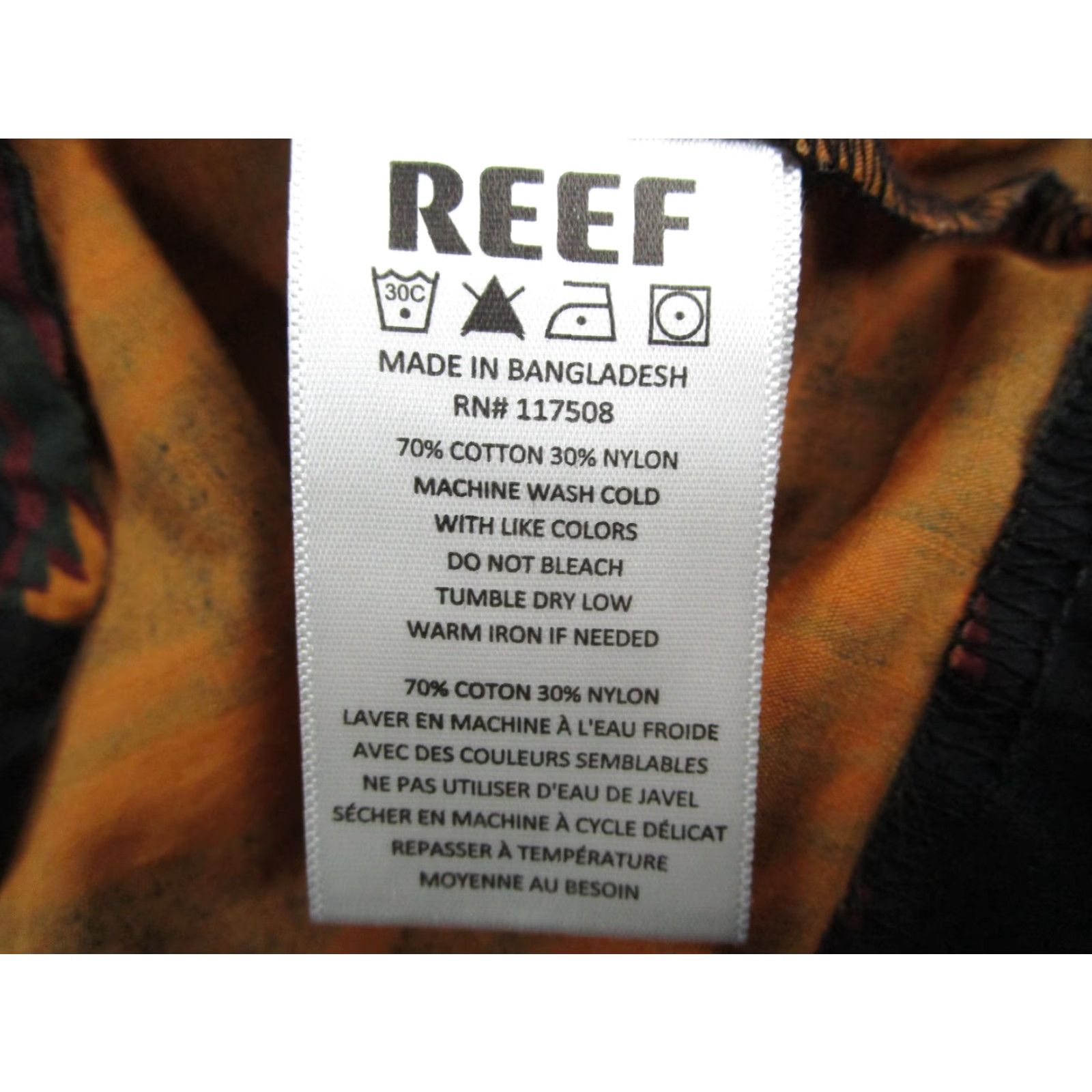 REEF Reef Jacket Mens Small Black Tiger Camo Hooded 1/4 Zip Anorak Pullover Size US S / EU 44-46 / 1 - 4 Thumbnail