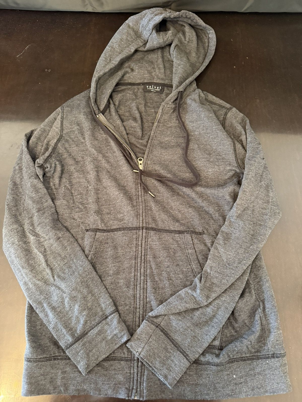Velvet Velvet Sweatshirt / Zip Up / Hoodie Size US M / EU 48-50 / 2 - 1 Thumbnail