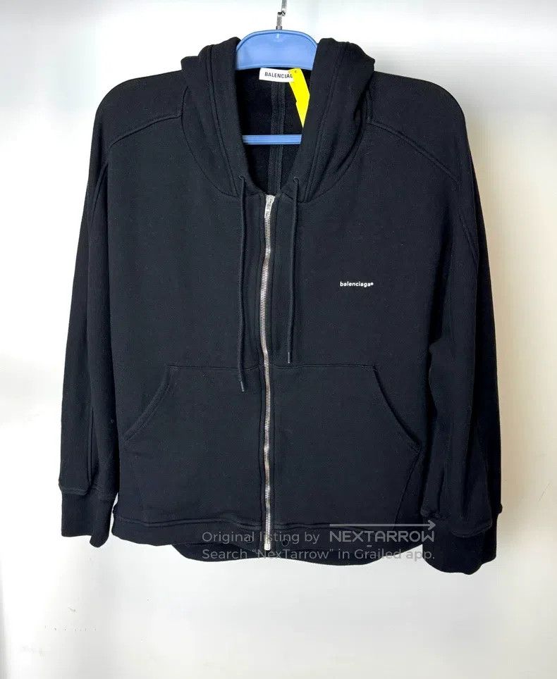Balenciaga Balenciaga Micro-label logo sweatshirt jacket Size US S / EU 44-46 / 1 - 1 Thumbnail