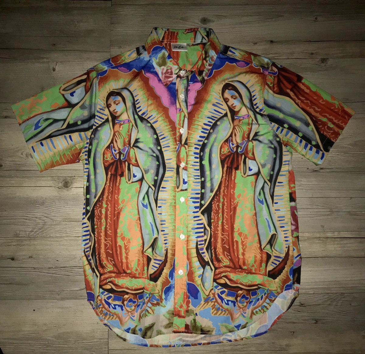 Designer Lucas Bhan Holy Button Up Size US L / EU 52-54 / 3 - 3 Thumbnail