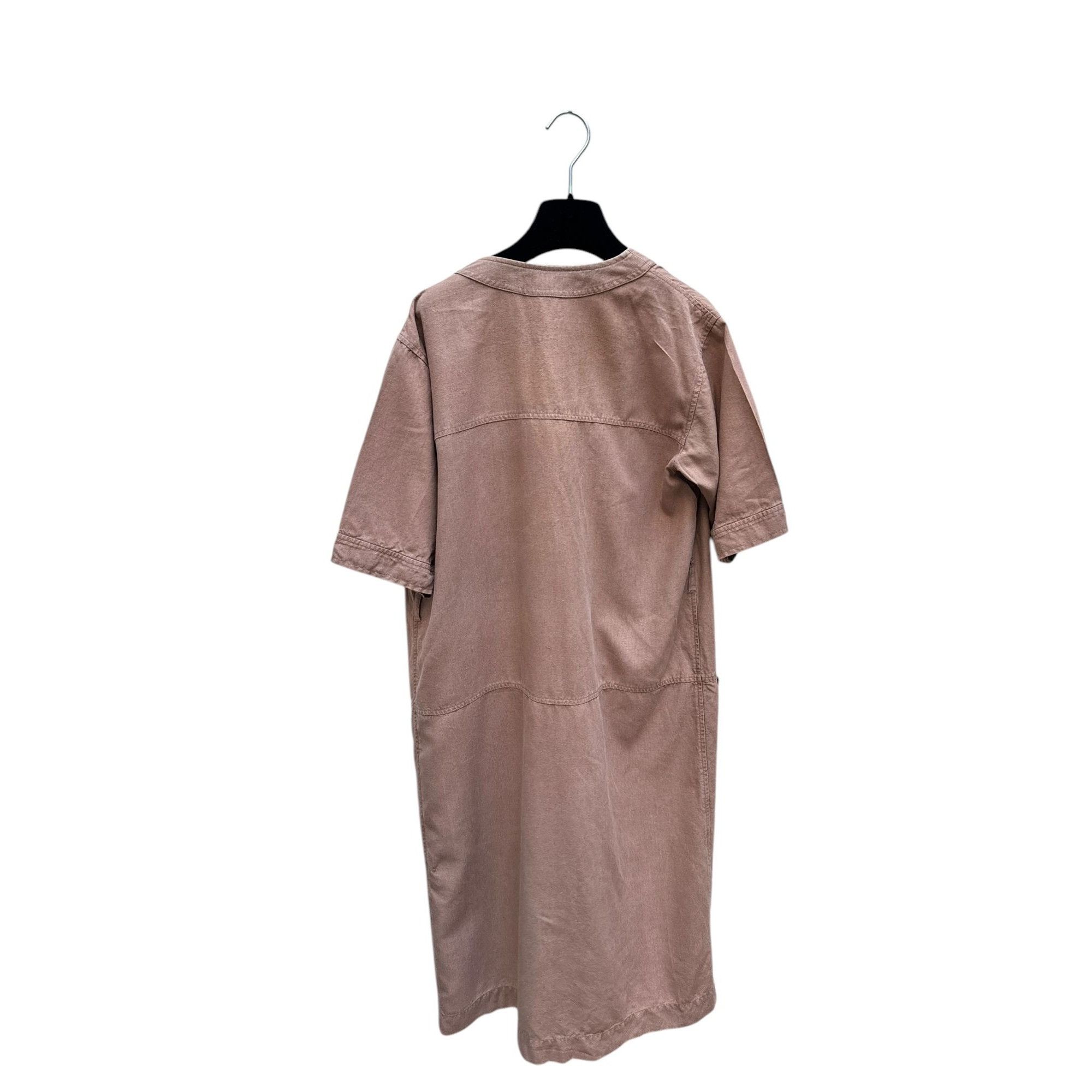 Yves Saint Laurent Vintage Brown Linen Dress Size M / US 6-8 / IT 42-44 - 3 Thumbnail