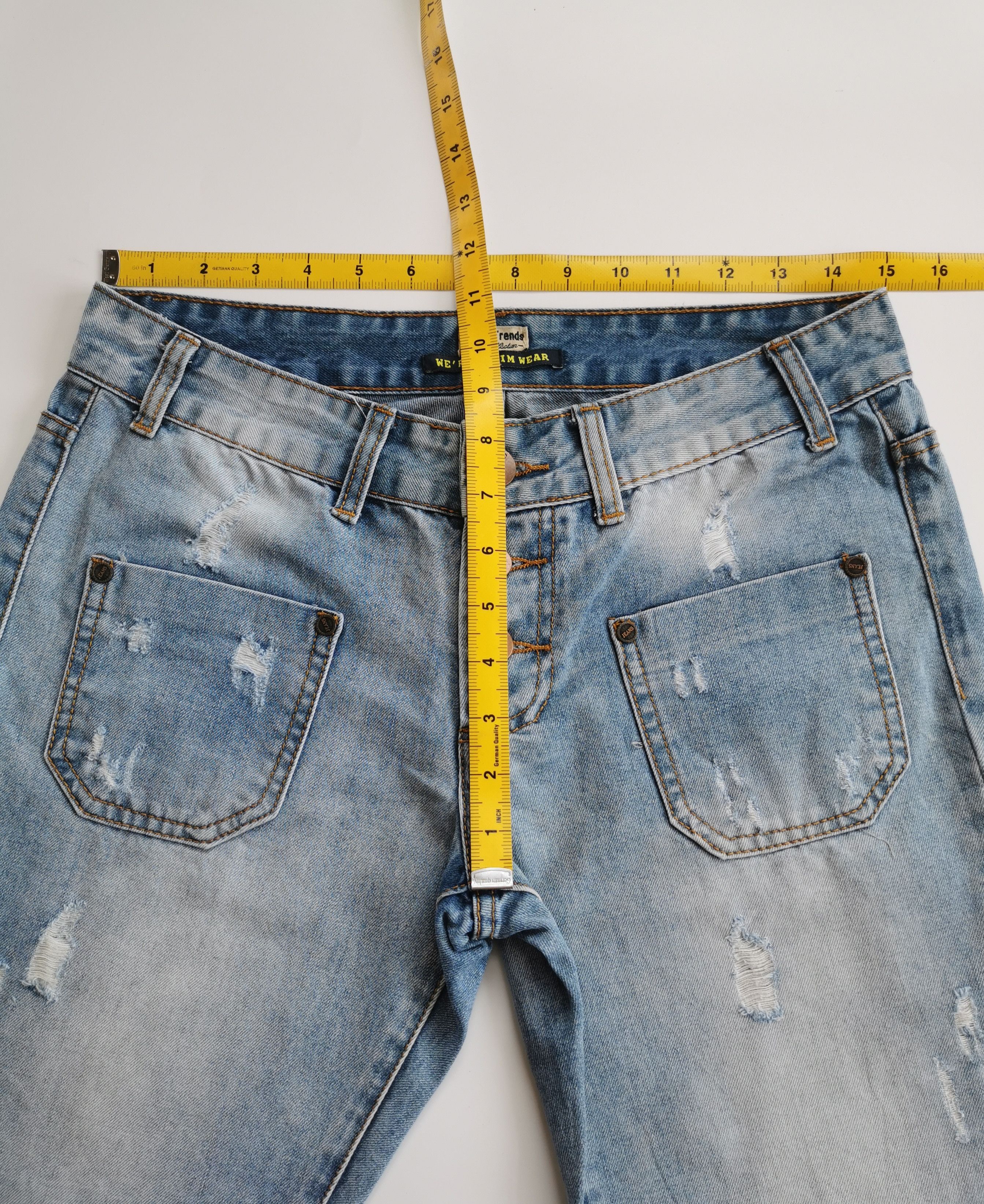 Other The Skinnier You" Distressed Flare Bell Bottom Jeans LGB Size US 30 / EU 46 - 7 Thumbnail
