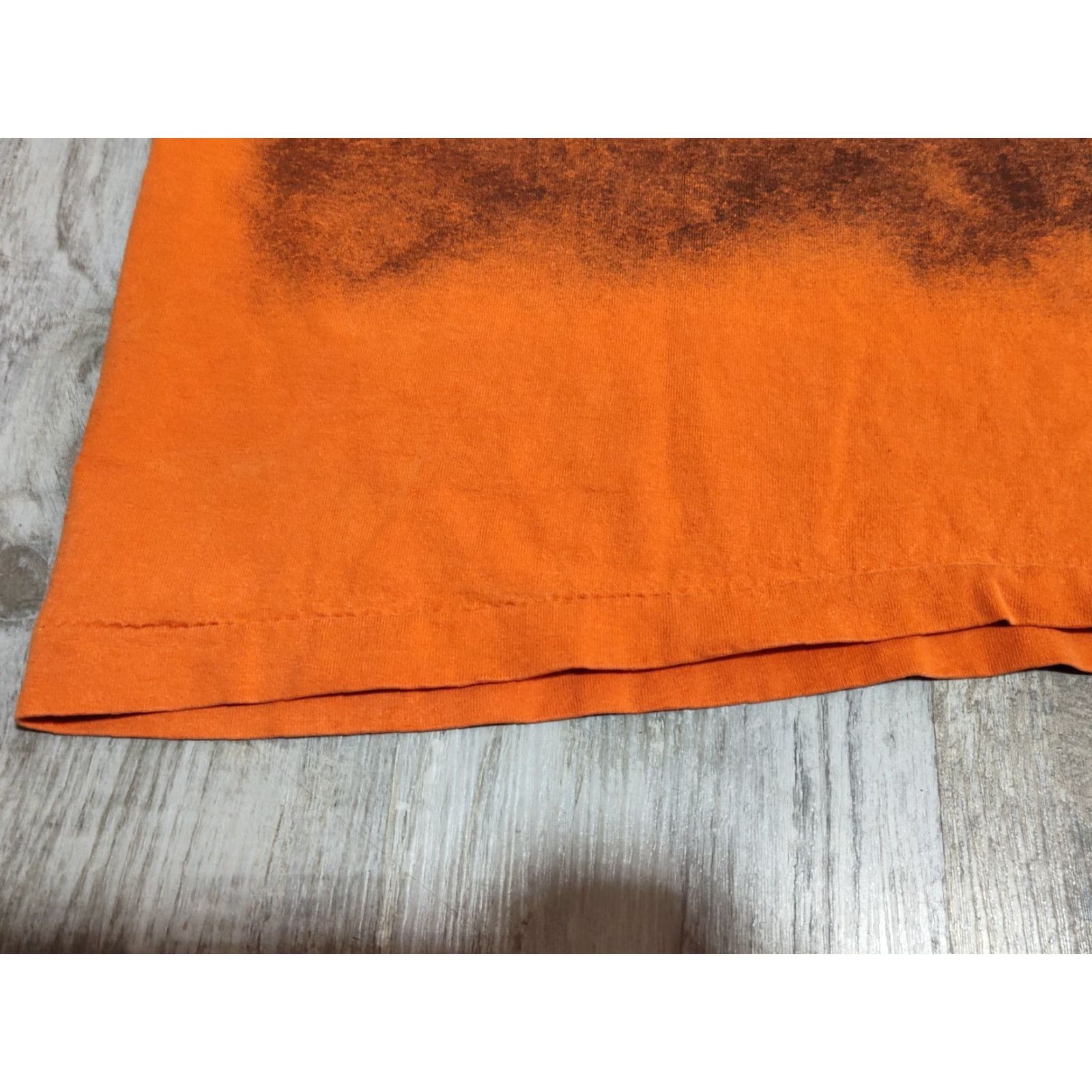 Disney VINTAGE Disney Lion King T-Shirt Single Stitch Double Sided USA L Adult Large Orange Embroidered 90s Theme Mens Size US L / EU 52-54 / 3 - 2 Thumbnail