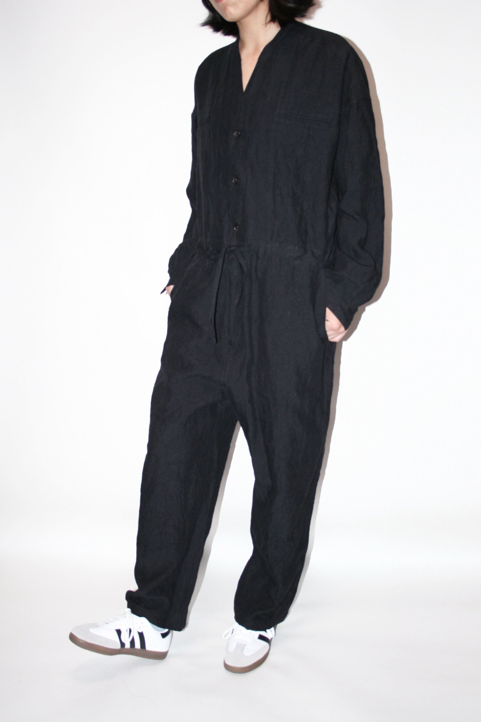 BASISBROEK BASISBROEK 22S/S LEIDEN JUMPSUIT - Black Size US 32 / EU 48 - 1 Thumbnail