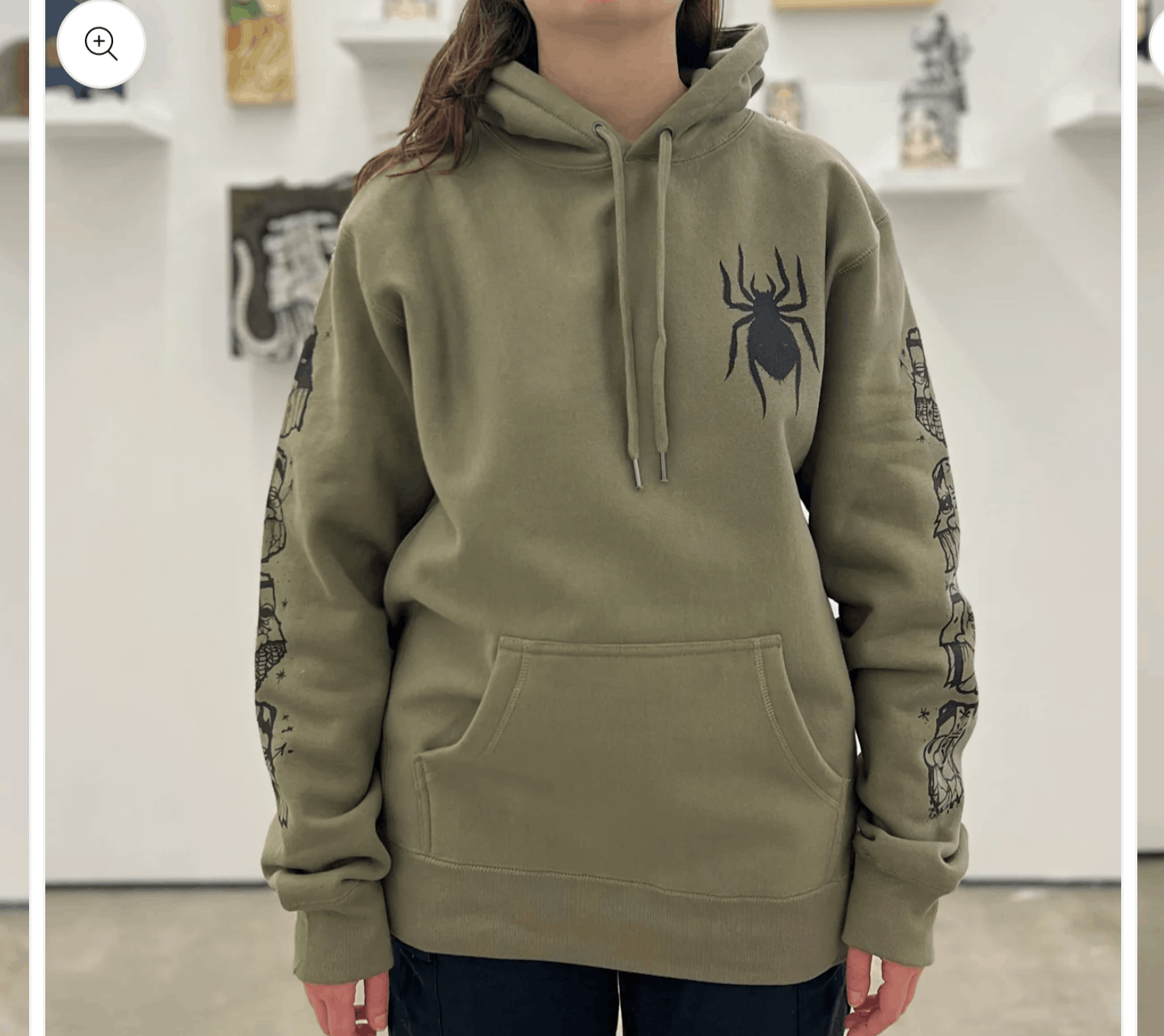 Other GATS - "Arachnophile" Hooded Sweatshirt in Sage Size US M / EU 48-50 / 2 - 1 Thumbnail