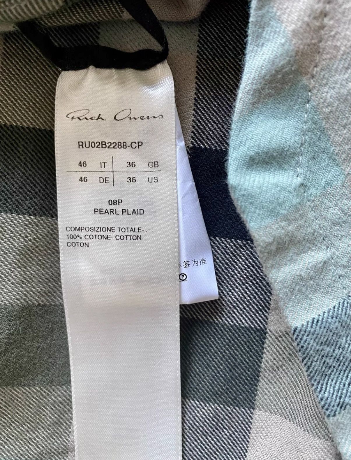 Rick Owens Rick Owens Mainline Shirt-Jacket Size US S / EU 44-46 / 1 - 4 Thumbnail