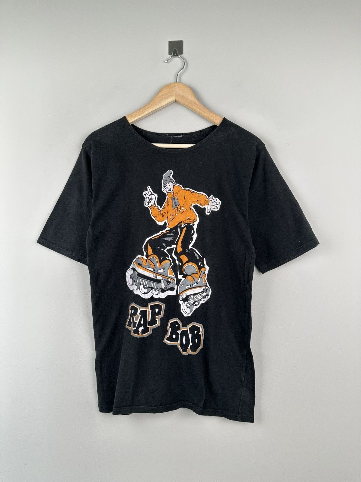 Band Tees × Rap Tees × Vintage Vintage Y2k Crazy Hip Hop Rap Bob Tee Box Logo Size US M / EU 48-50 / 2 - 1 Thumbnail