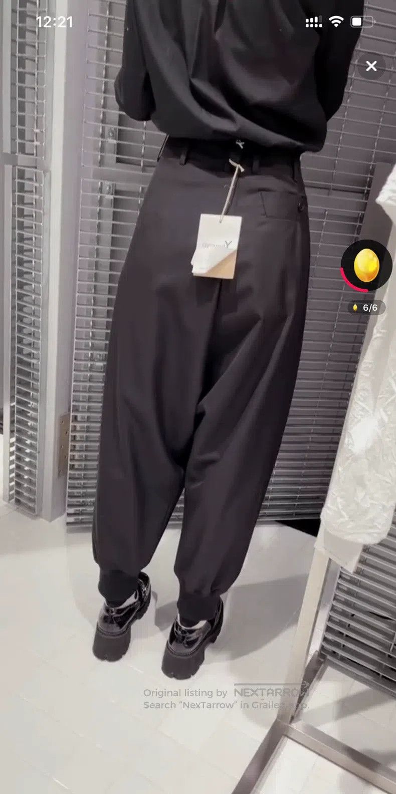 Yohji Yamamoto Yohji Yamamoto size 3 Asymmetric wool trousers Size US 30 / EU 46 - 7 Thumbnail