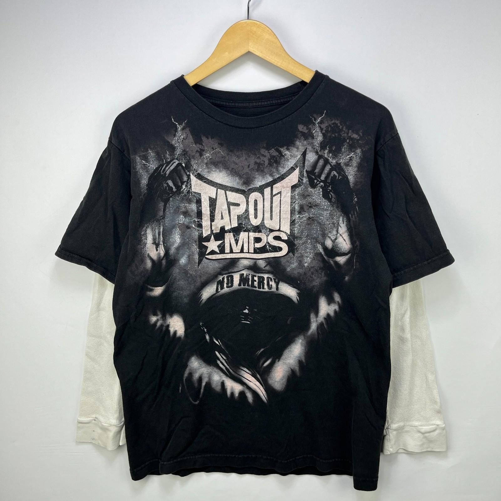 Tapout Vintage Tapout MMA MPS No Mercy Y2K Long Sleeve Shirt Large Size US L / EU 52-54 / 3 - 1 Thumbnail