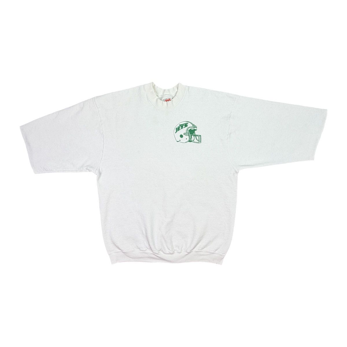 Wilson Vintage 80’s Wilson New York Jets Cut Sleeves Crew Neck Size US XXL / EU 58 / 5 - 1 Thumbnail
