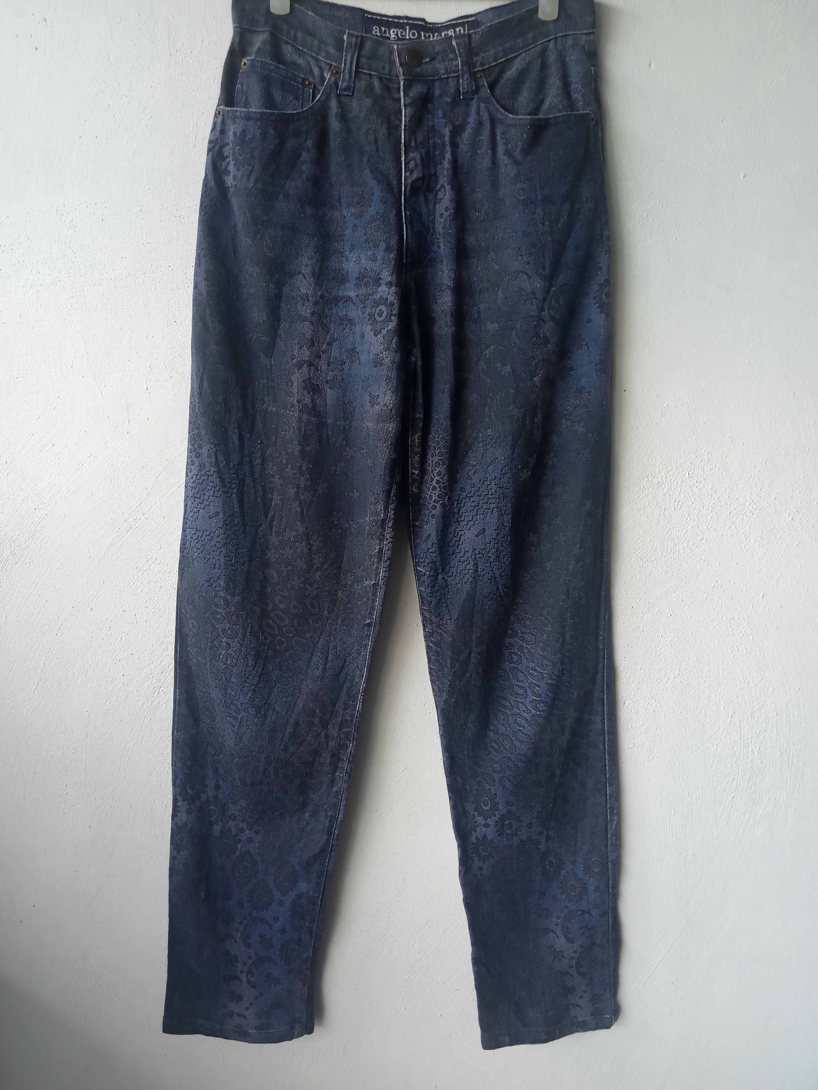 Vintage Vintage Angelo Marini Overprint Pants Size US 28 / EU 44 - 1 Thumbnail