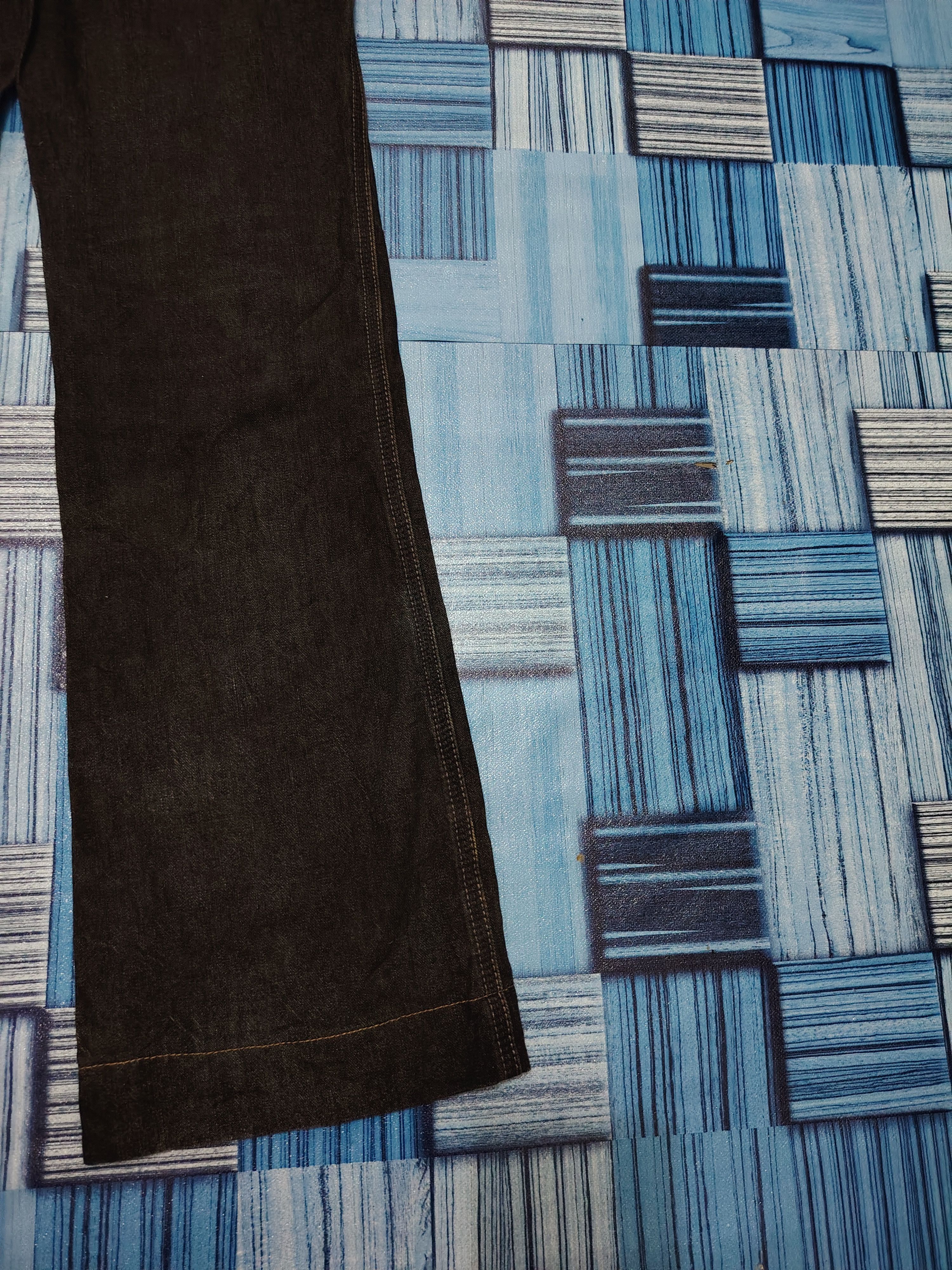 Diesel 💥Insane 90s Diesel Industry Flared Jeans Size 28" / US 6 / IT 42 - 16 Thumbnail