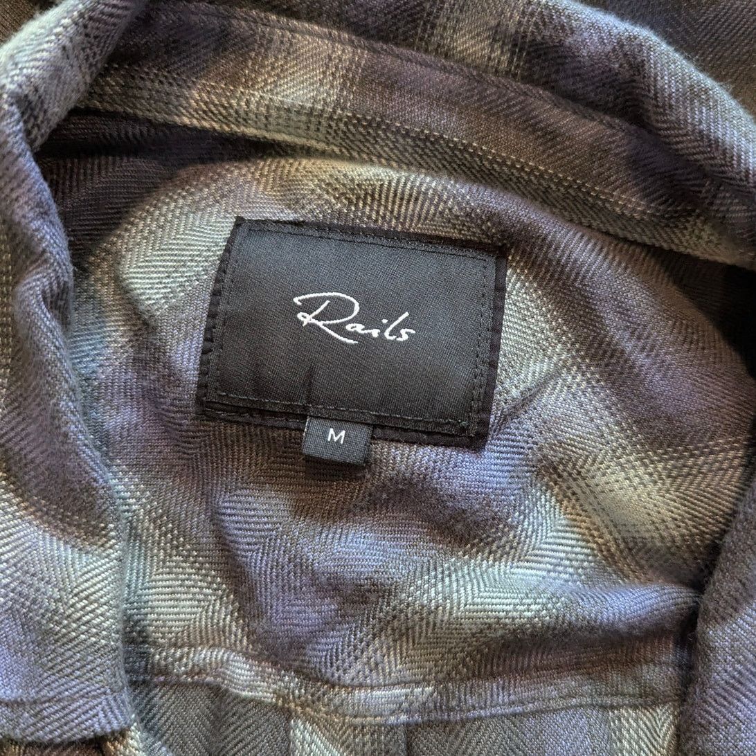 Rails Rails Hunter Blue Mint Ash Plaid Coastal Western Button Down Size M / US 6-8 / IT 42-44 - 5 Thumbnail