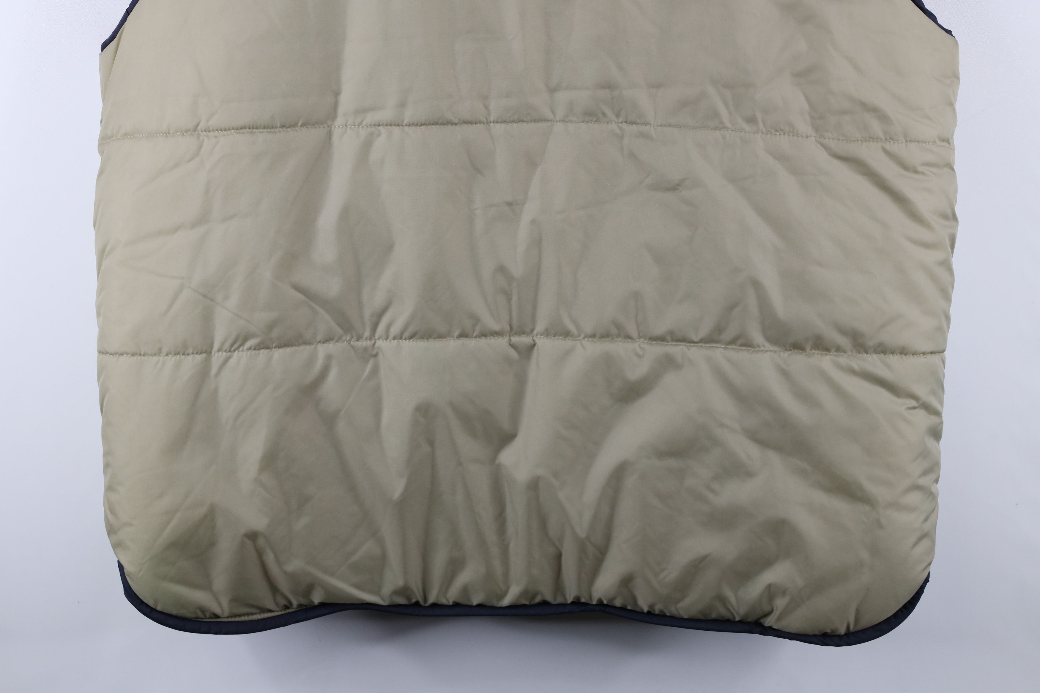 Vintage Vintage 90s Streetwear Reversible Vest Jacket Beige Blue Size US XL / EU 56 / 4 - 7 Thumbnail