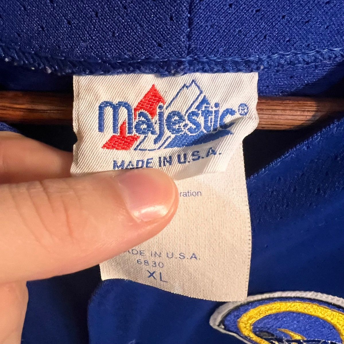 Majestic × NFL × Vintage Vintage 90's Los Angeles Ram's Majestic Jersey - XL Size US XL / EU 56 / 4 - 10 Thumbnail