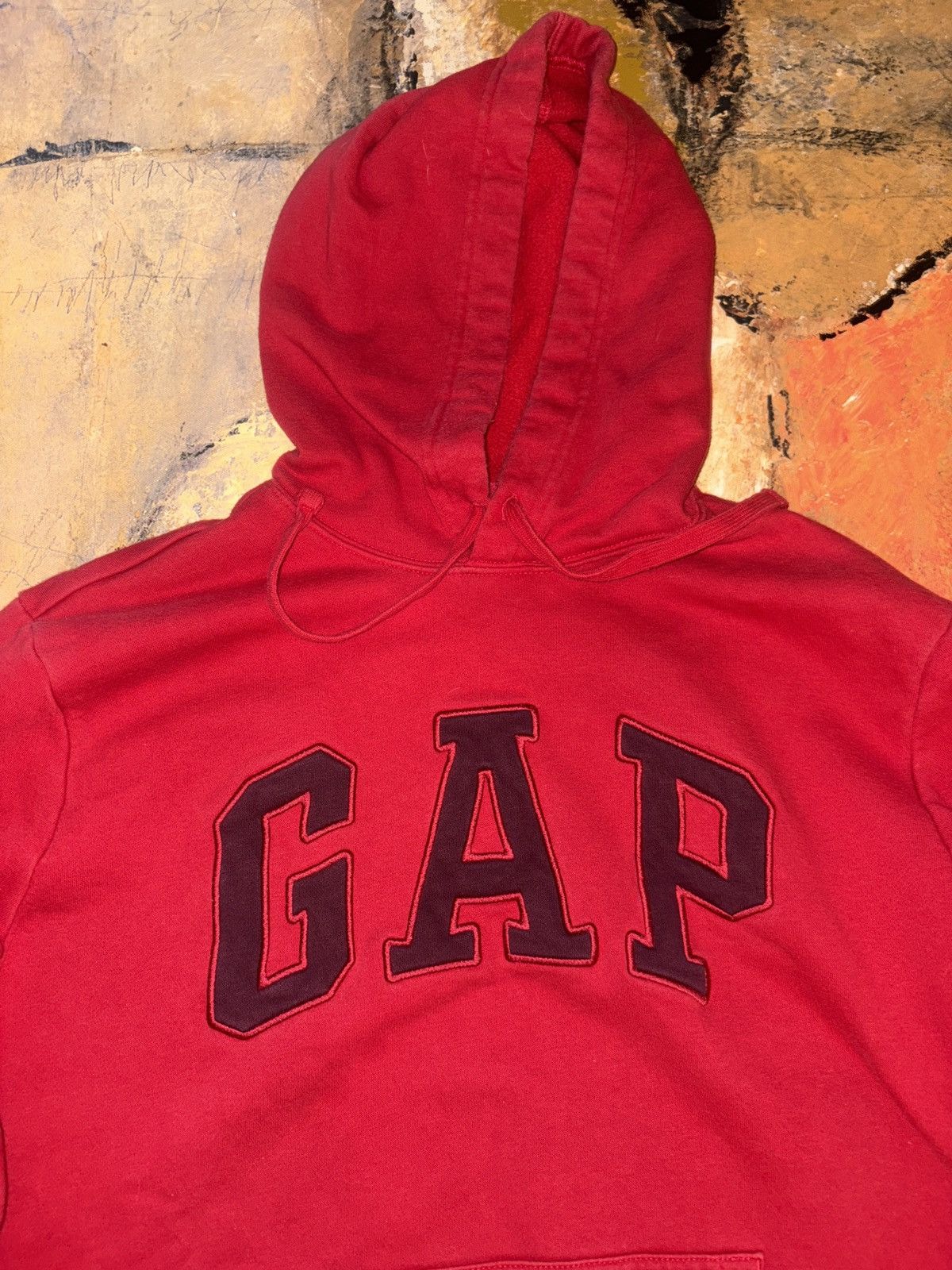 Gap Gap spellout hoodie red/red Size US M / EU 48-50 / 2 - 2 Thumbnail