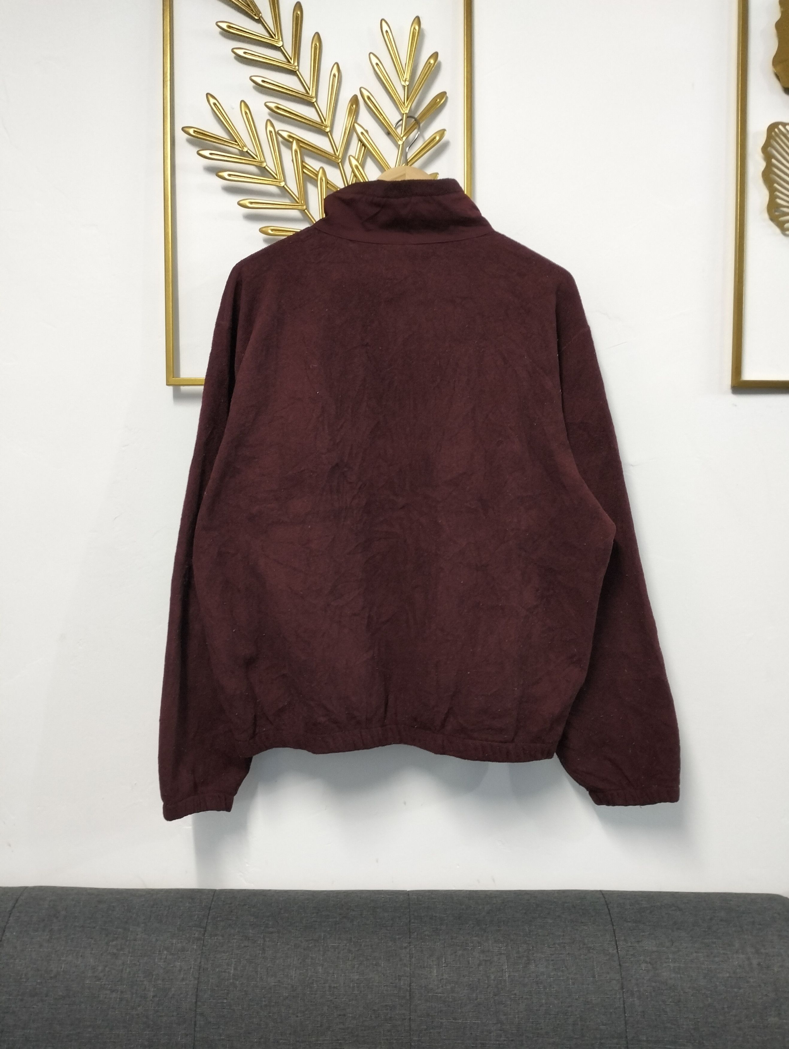 L.L. Bean × Vintage Vintage LL Bean Red Fleece Casual sweater Size US M / EU 48-50 / 2 - 2 Thumbnail