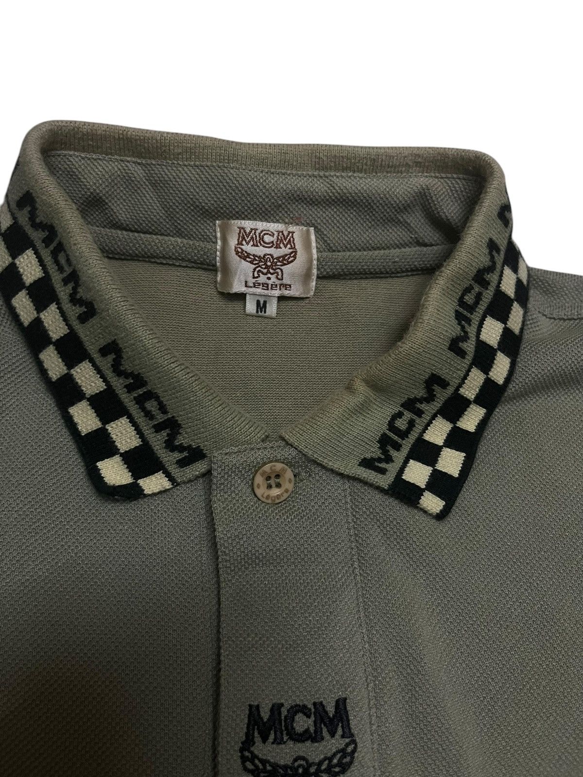 MCM × Vintage VINTAGE MCM LONG SLEEVE COLLAR TEE Size US M / EU 48-50 / 2 - 7 Thumbnail