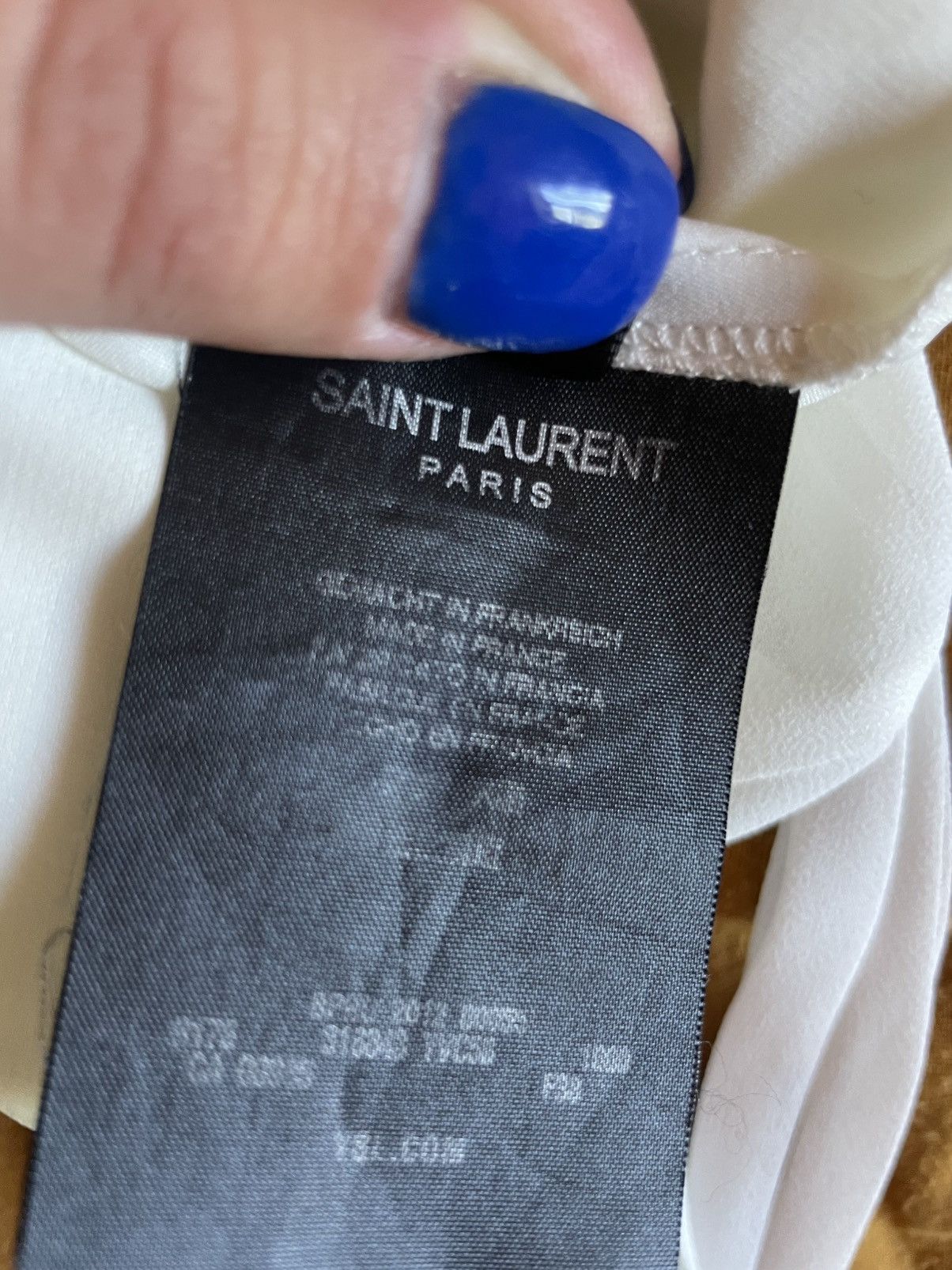 Saint Laurent Paris Saint Laurent Silk Fringe Top FR38 Size S / US 4 / IT 40 - 10 Thumbnail