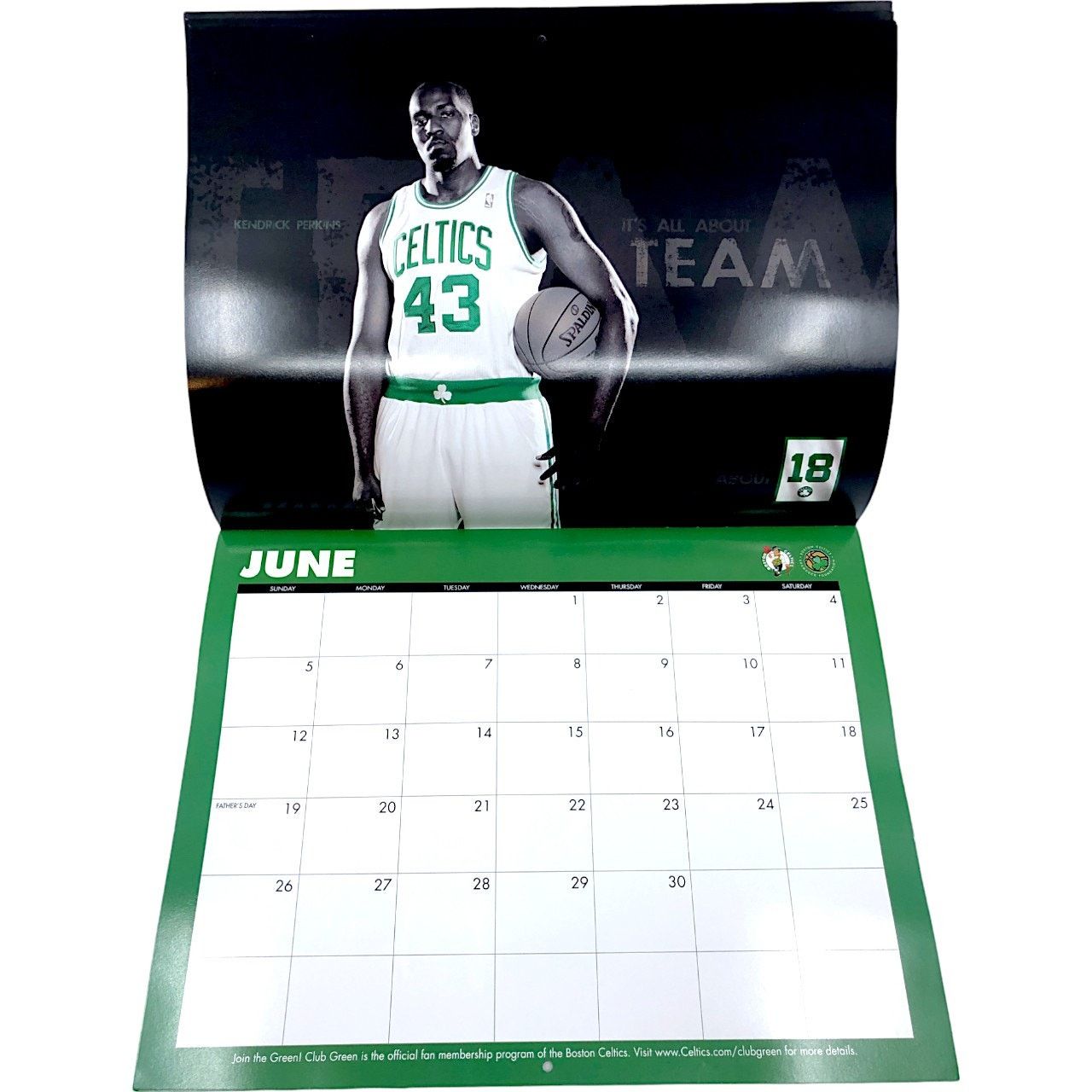 NBA Boston Celtics 2011 Team Calendar *NEW* Size ONE SIZE - 7 Thumbnail