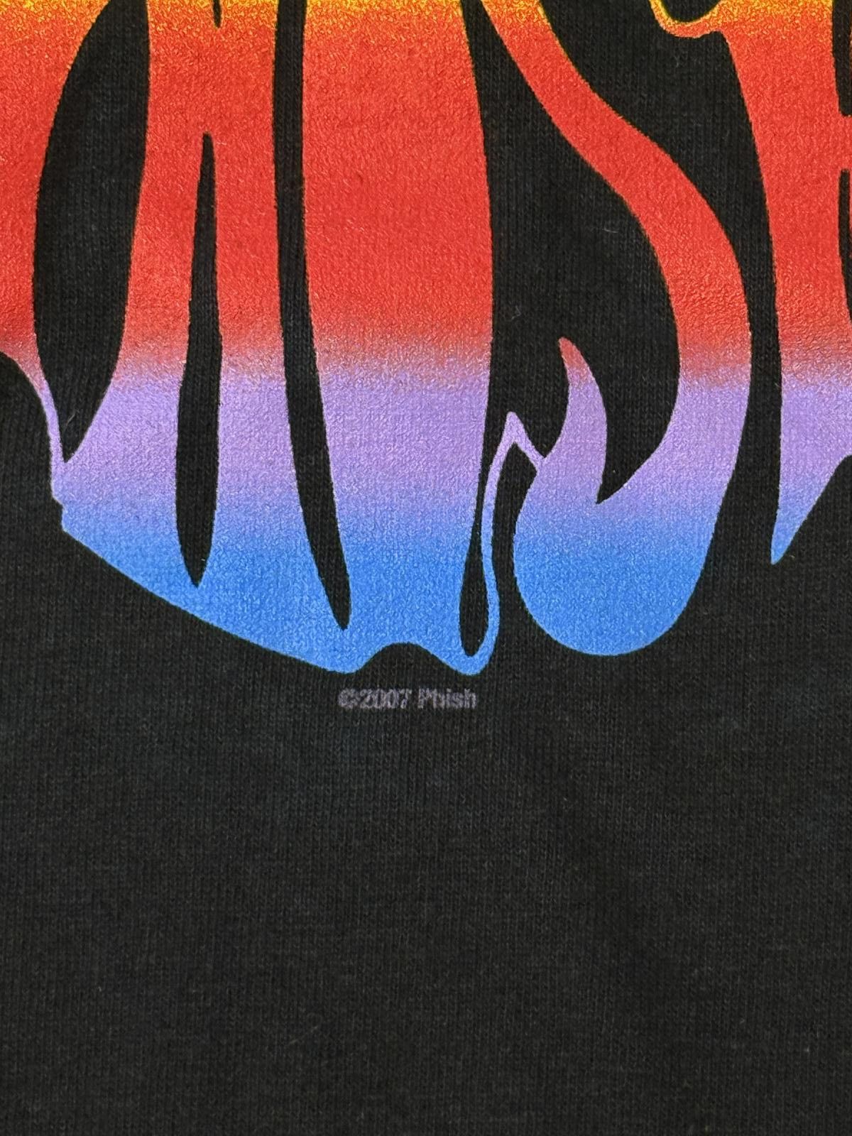 Designer Phish T-shirt - Classic Phish Fish Logo Rainbow Print 2007 S Size US S / EU 44-46 / 1 - 4 Thumbnail