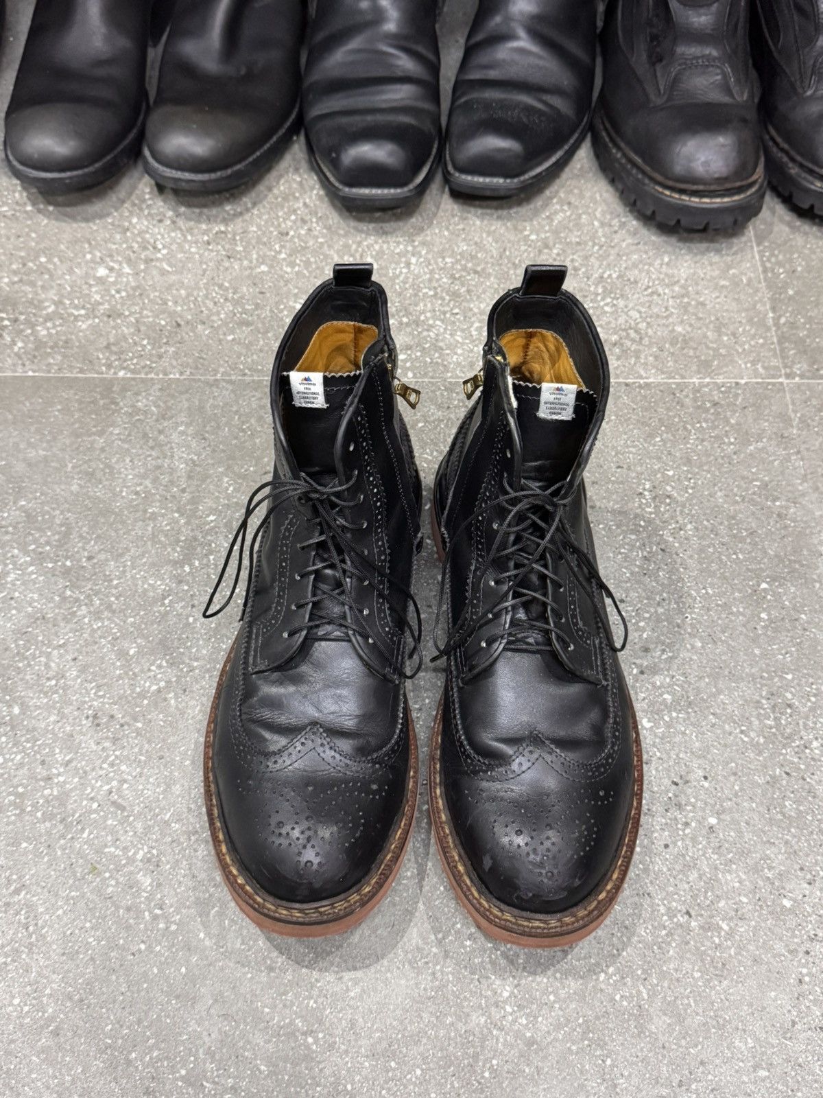 Visvim Visvim Patrician Folk Hi Leather Wing Tip Size US 9 / EU 42 - 11 Thumbnail