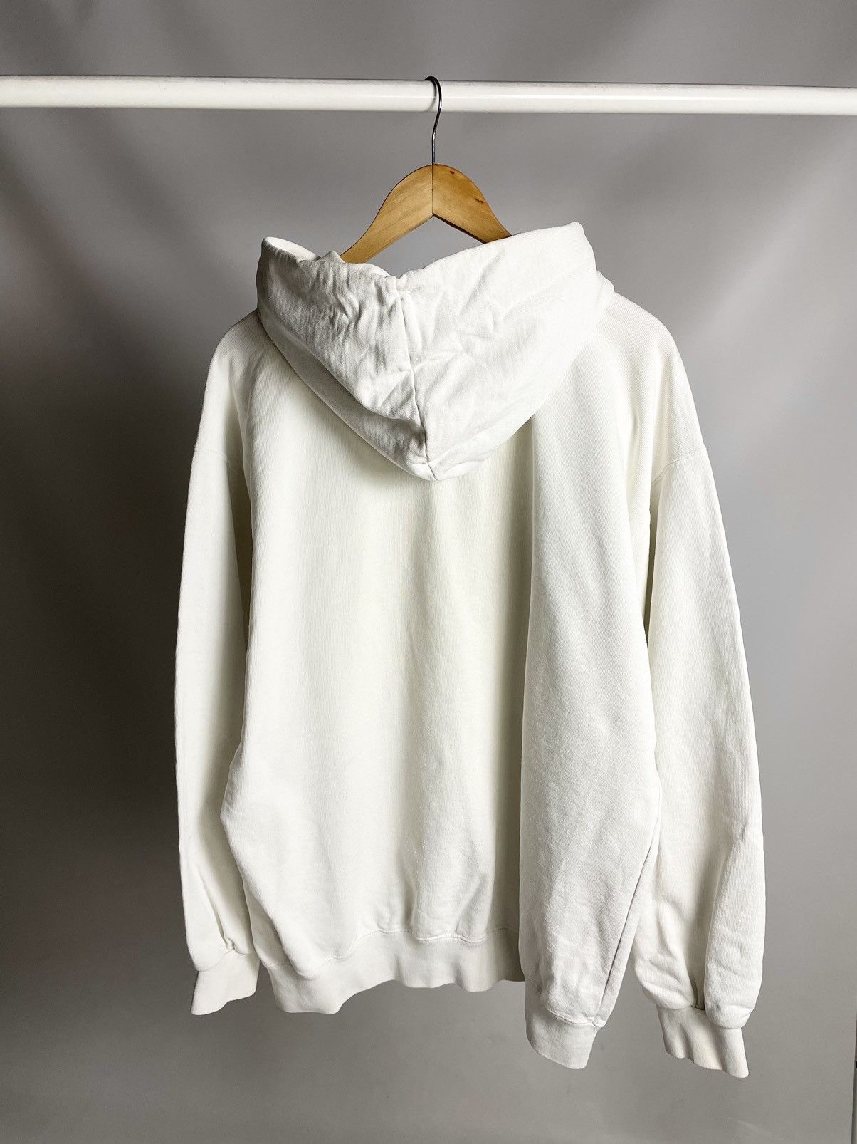 Nike VINTAGE 🐻 Nike Boxy fit white small Logo Hoodie Size US L / EU 52-54 / 3 - 10 Thumbnail