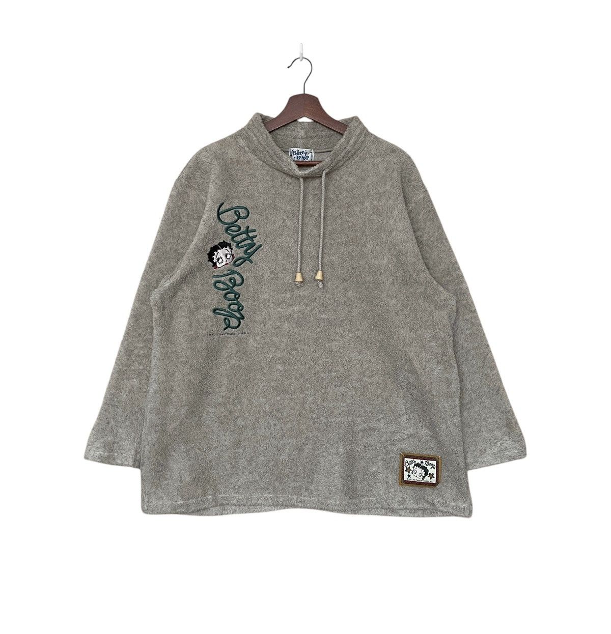 Vintage Vintage Cartoon Movie Betty Boop Fleece Sweatshirt 1990s Size US L / EU 52-54 / 3 - 1 Thumbnail