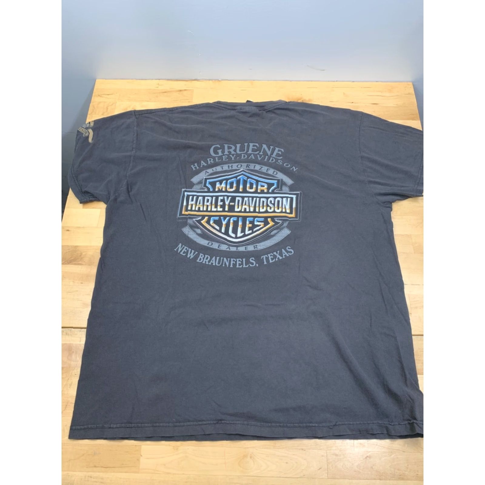 Harley Davidson Harley-Davidson Ride with Pride T Shirt Mens XL Black Short Sleeve Eagle #7459 Size US XL / EU 56 / 4 - 3 Thumbnail