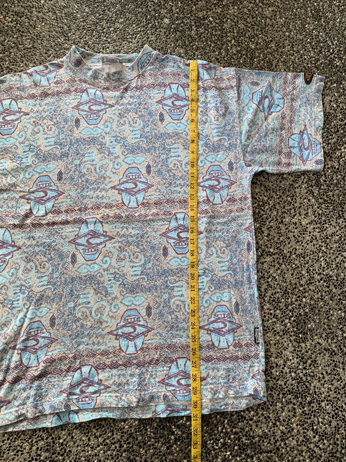 Rip Curl Vintage 90s Rip Curl Striped OVP Surf / Surfing T shirt Size US L / EU 52-54 / 3 - 11 Thumbnail