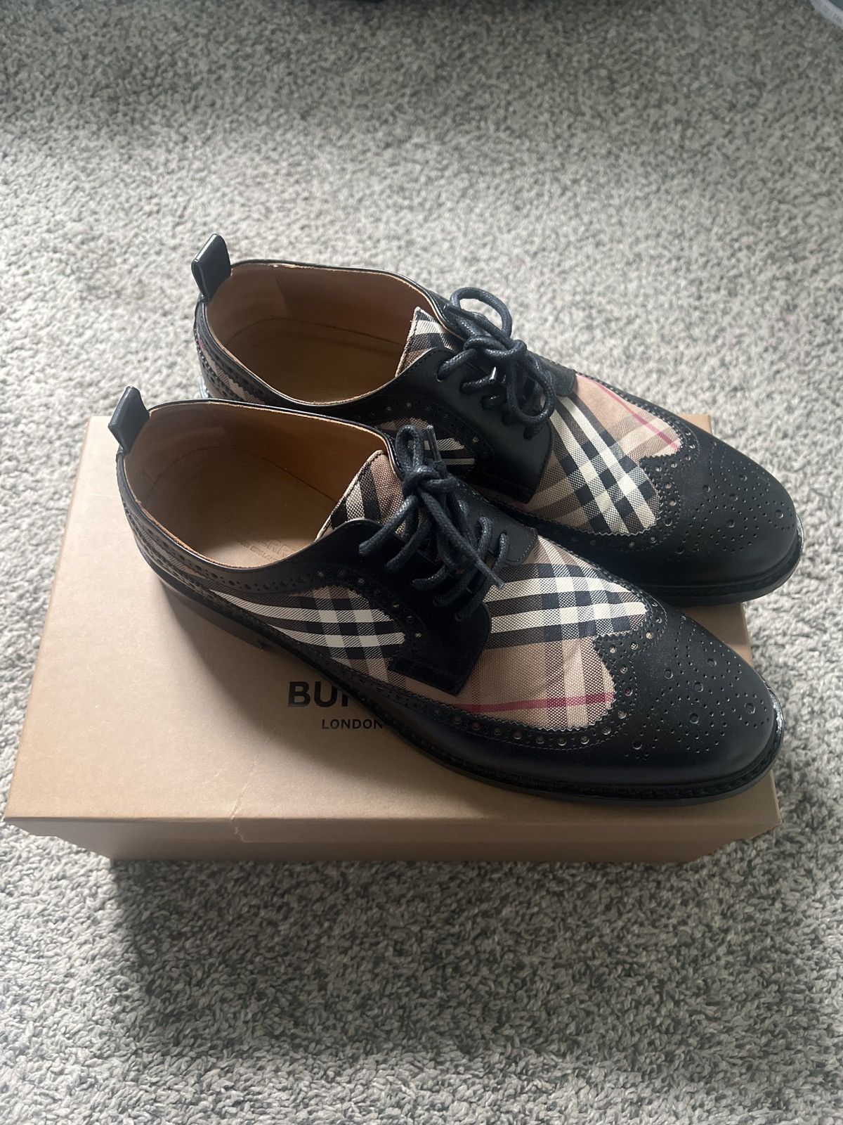 Burberry Burberry Leather Dress Shoes Size US 10 / EU 43 - 1 Thumbnail