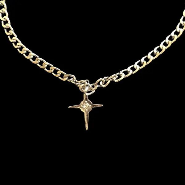 Jewelry Chain Crystal Abstract Star Pop Fantasy Necklace Size ONE SIZE - 2 Thumbnail