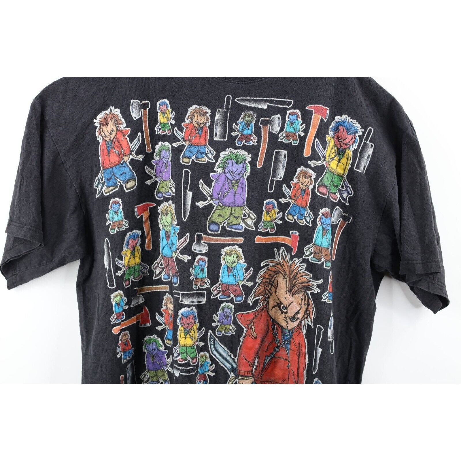 Vintage Vintage Streetwear Halloween Chucky Doll T-Shirt 5XL Size US XXL / EU 58 / 5 - 3 Thumbnail