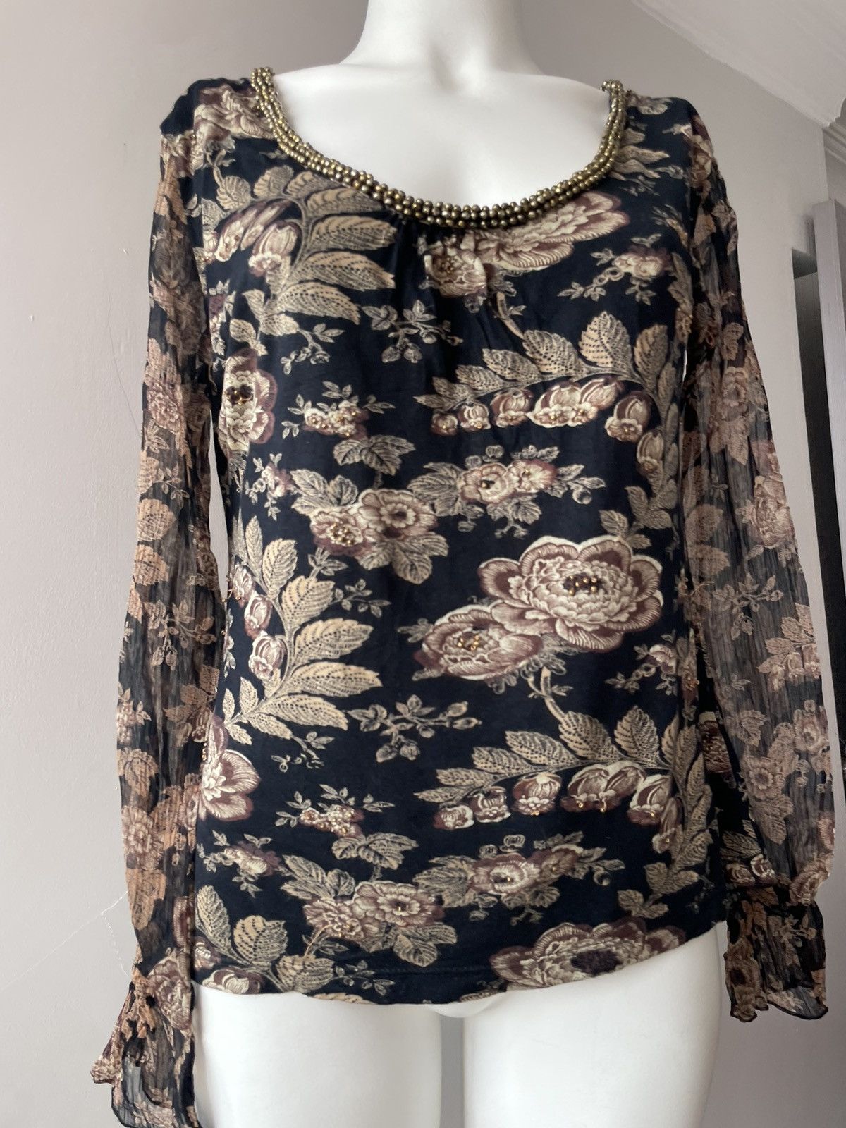 Vintage Derhy blouse Size M / US 6-8 / IT 42-44 - 8 Thumbnail