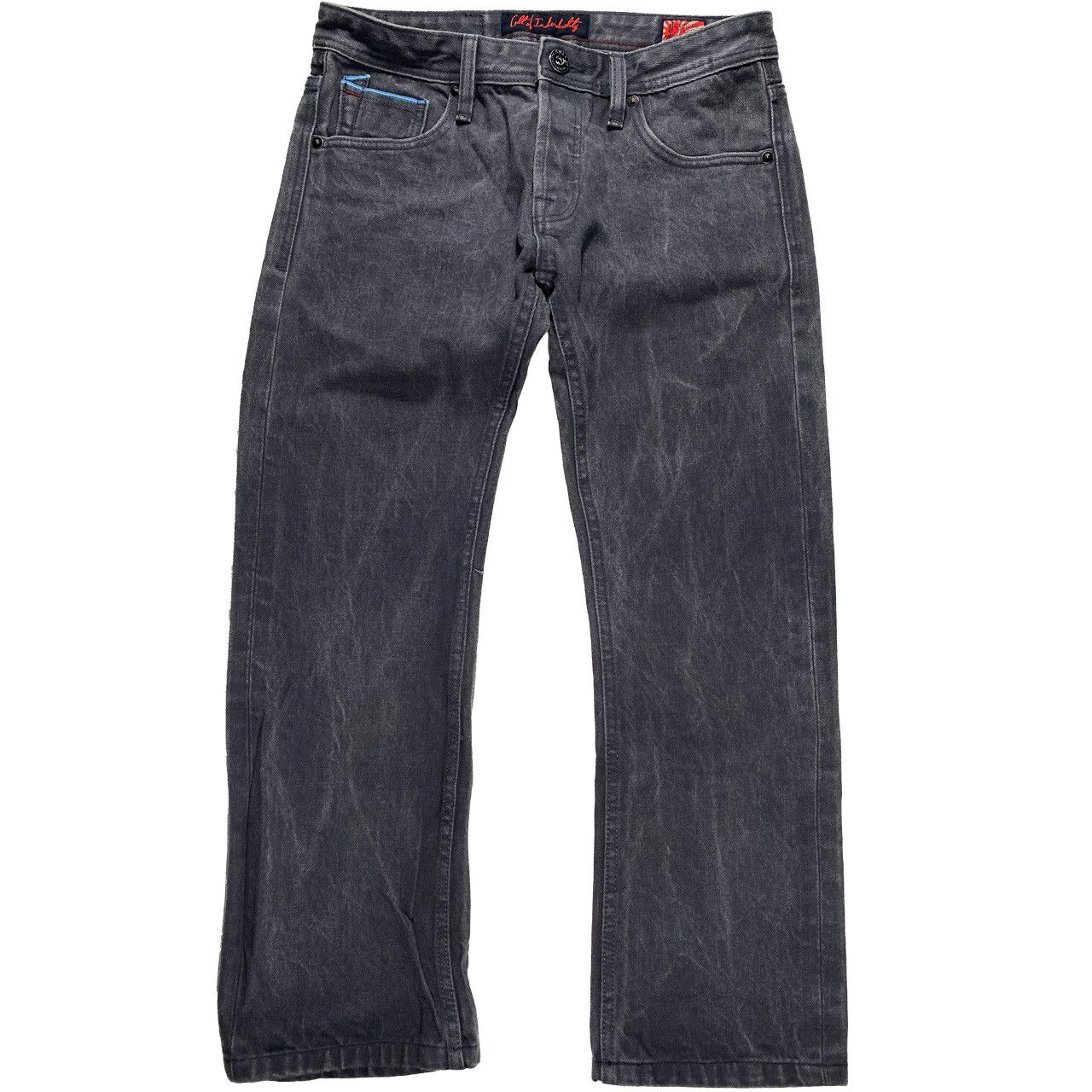 Cult Of Individuality Cult of Individuality Hagen Relaxed Gray Selvedge 31x27 Size US 31 - 2 Thumbnail