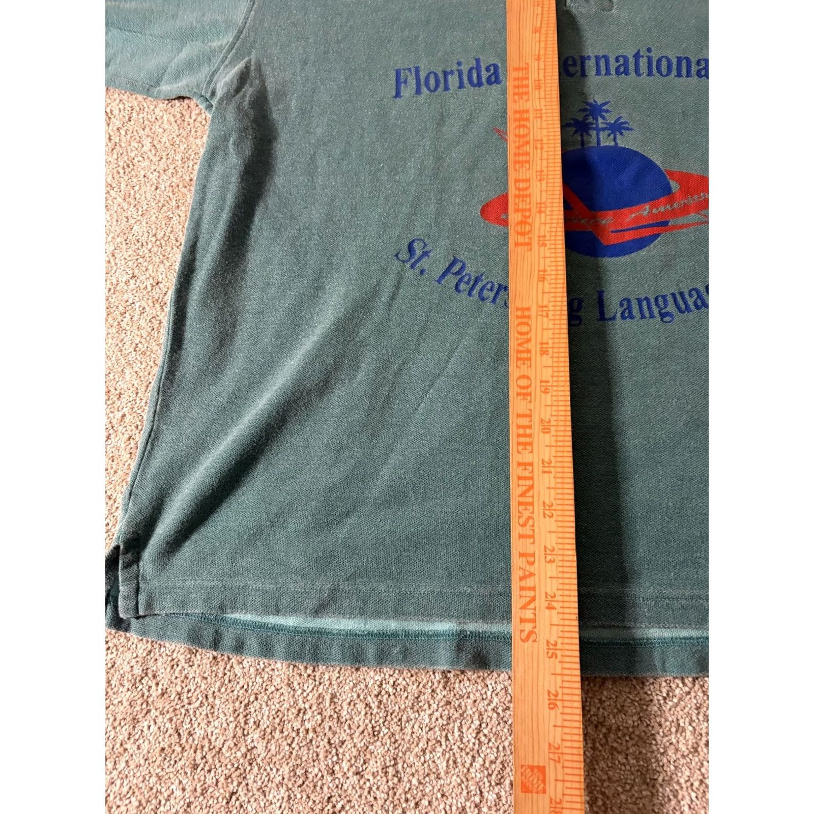 Vintage Duck Head Polo Shirt Mens Large Green Florida SLS Language School Graphic Logo Polo Shirt Casual Summer Size US L / EU 52-54 / 3 - 6 Thumbnail
