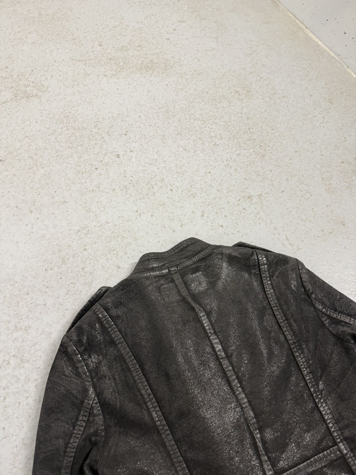 CLOSED Closed Napoleon Double Breasted Waxed Jacket Size XS / US 0-2 / IT 36-38 - 13 Thumbnail