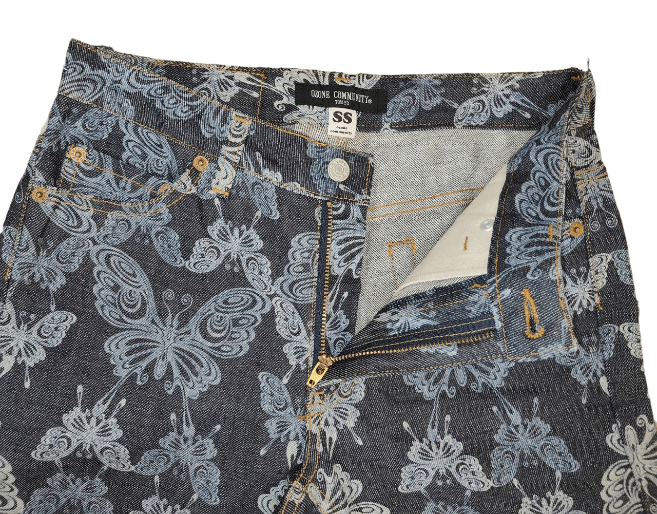 Hysteric Glamour ❎ Ozone Community Printed Flare Denim Size 26" / US 2 / IT 38 - 5 Thumbnail