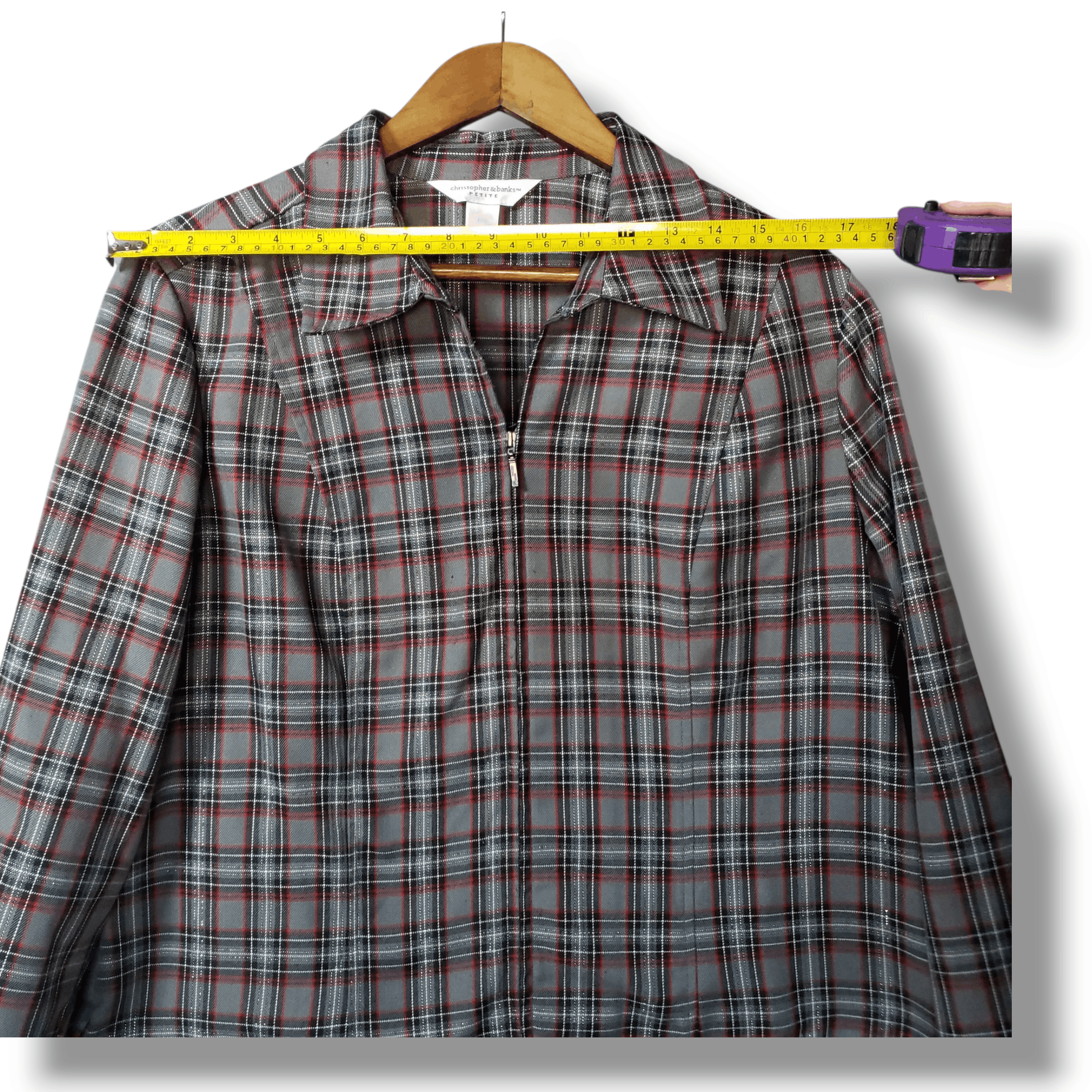 Other VTG 90s Plaid Flannel Shacket Grunge Cozy Barn Coat PXL Size XL / US 12-14 / IT 48-50 - 8 Thumbnail
