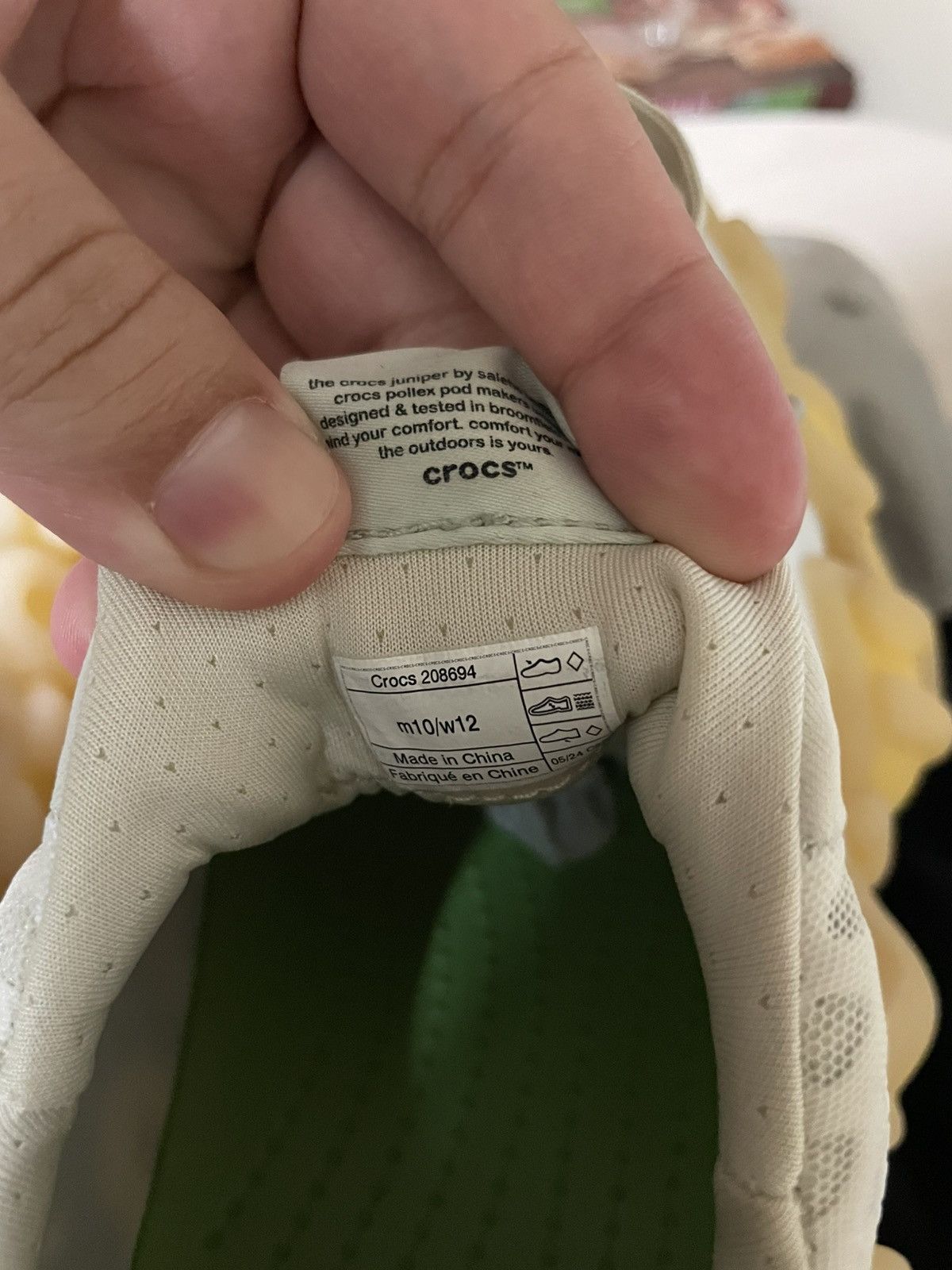 Crocs × Salehe Bembury Salehe Bembury Crocs Juniper - Tahini - M10/W12 Size US 10 / EU 43 - 13 Thumbnail