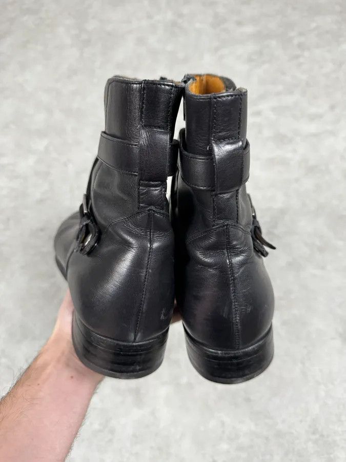 Paraboot Paraboot Black Buckle Leather Boots Size US 8 / EU 41 - 5 Thumbnail