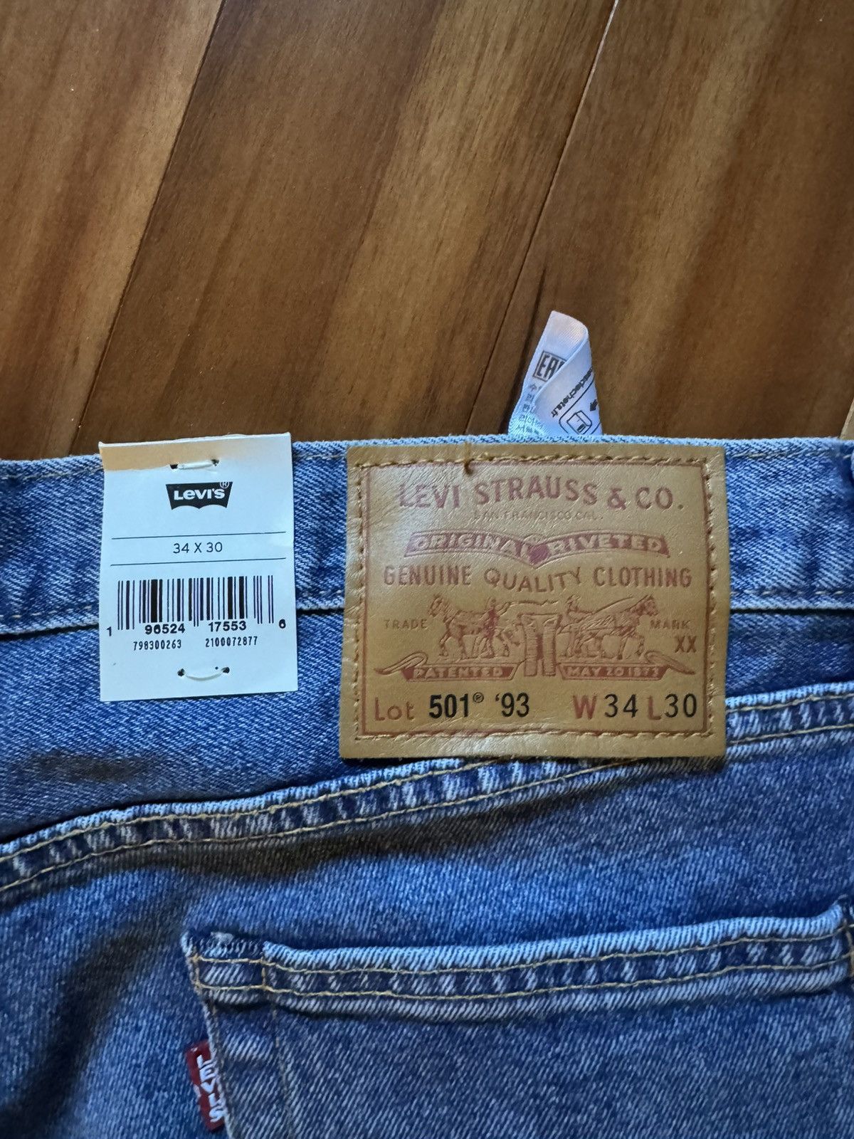 Levi's Vintage Clothing Levi 501 93 Straight Size US 34 / EU 50 - 3 Thumbnail