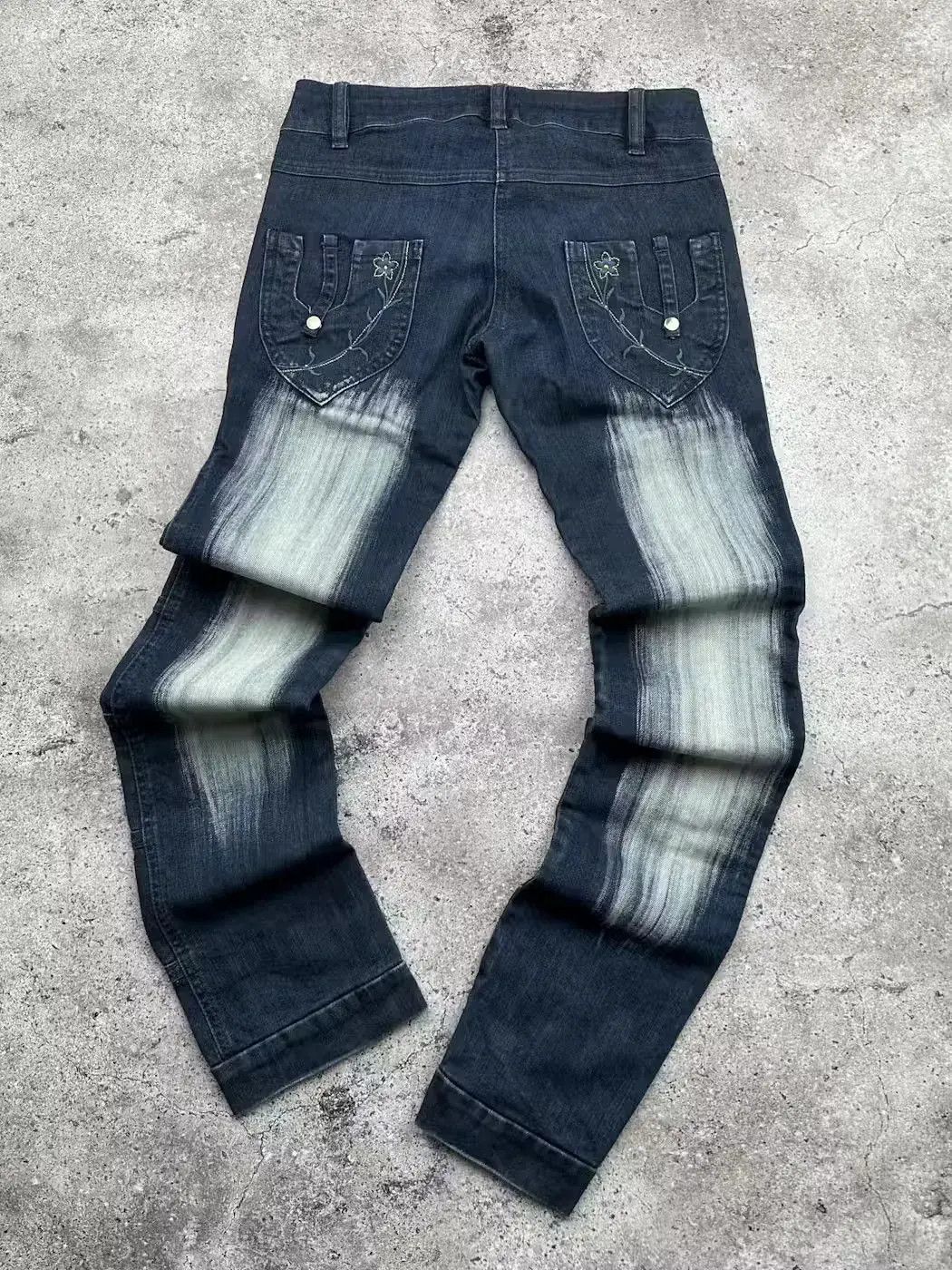 Japanese Brand Vintage Faded Skinny Jeans C413(V431) Size 27" / US 4 / IT 40 - 5 Thumbnail