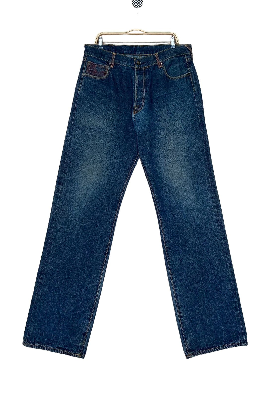If Six Was Nine × Japanese Brand × RMC Jeans Vintage Japanese Brand Red Monkey Sukajan Jeans 2000s Size US 37 - 2 Thumbnail