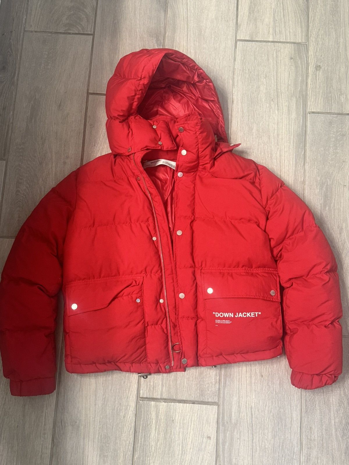 Off-White Offwhite Puffer Jacket Size US XXS / EU 40 - 2 Thumbnail